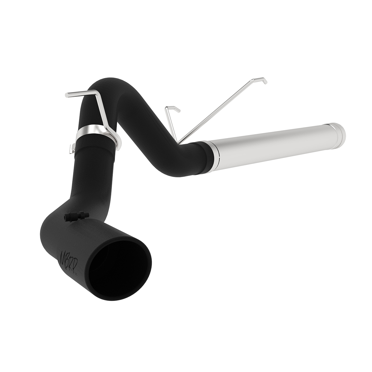 MBRP Exhaust 4in. Filter Back. Single Side Exit. BLK S6130BLK