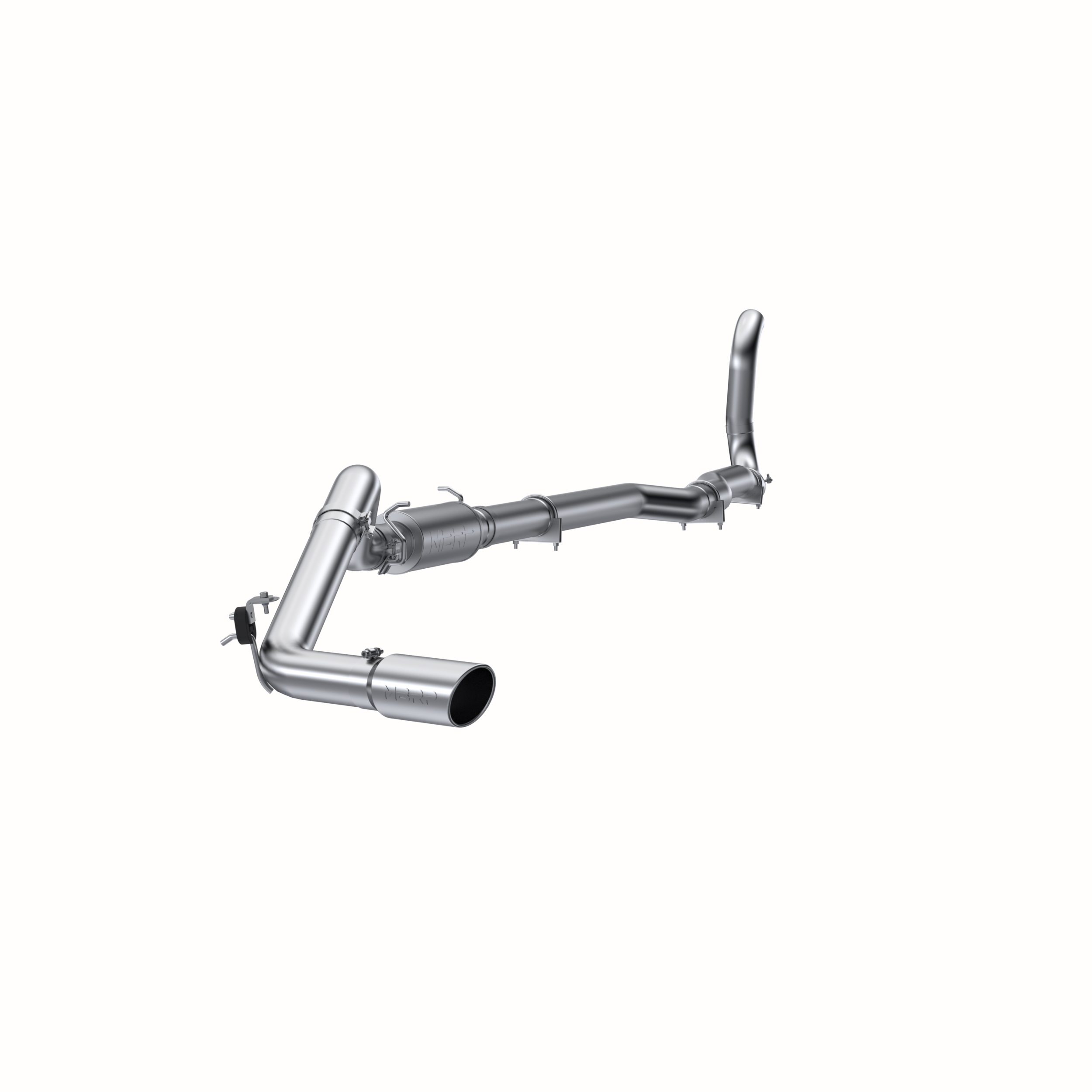 MBRP Exhaust 4in. Turbo Back. Single Side Exit. 4WD Only. T409 S6150409