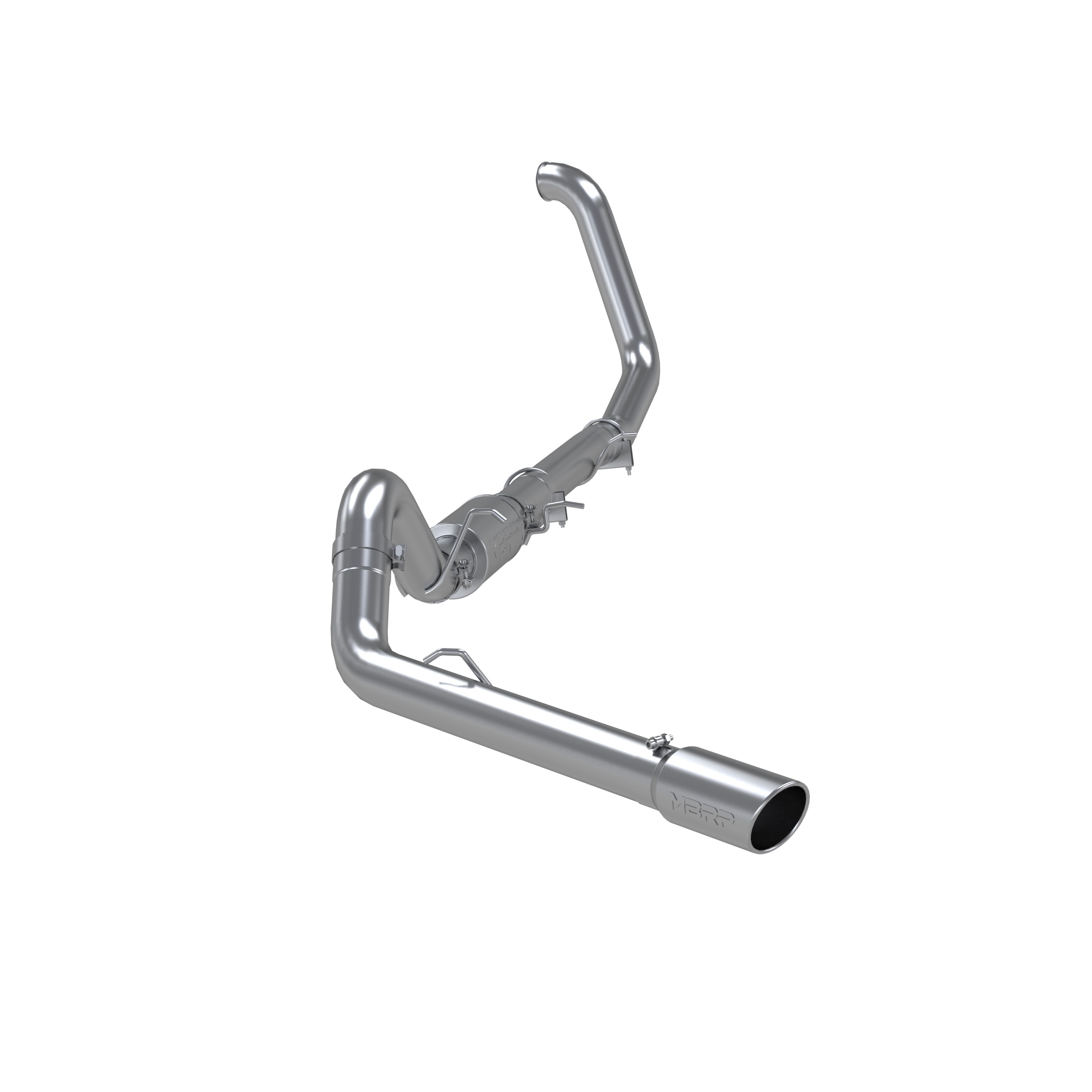 MBRP Exhaust 4in. Turbo Back. Single Side Exit. AL S6204AL