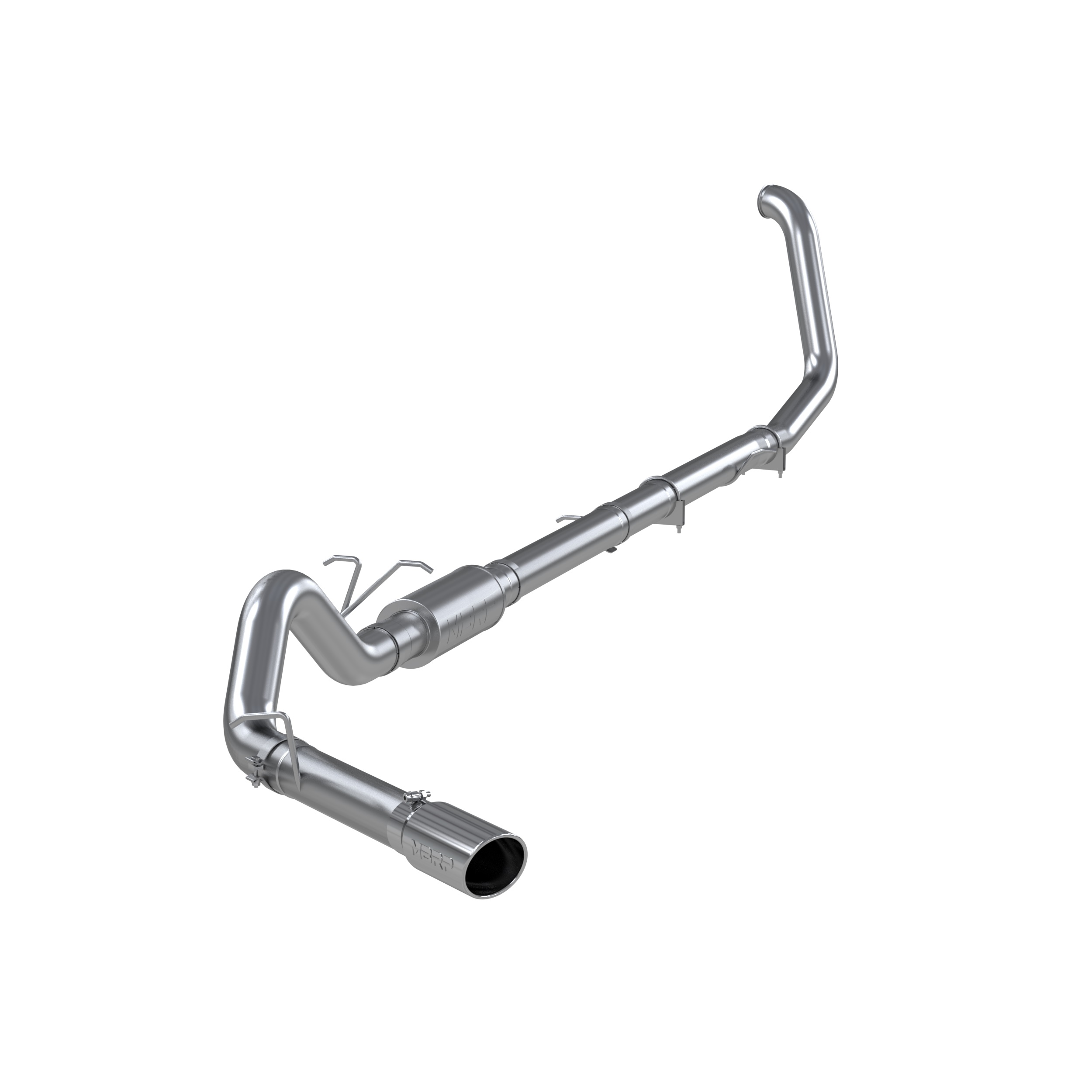 MBRP Exhaust 4in. Turbo Back. Single Side Exit. AL S6200AL