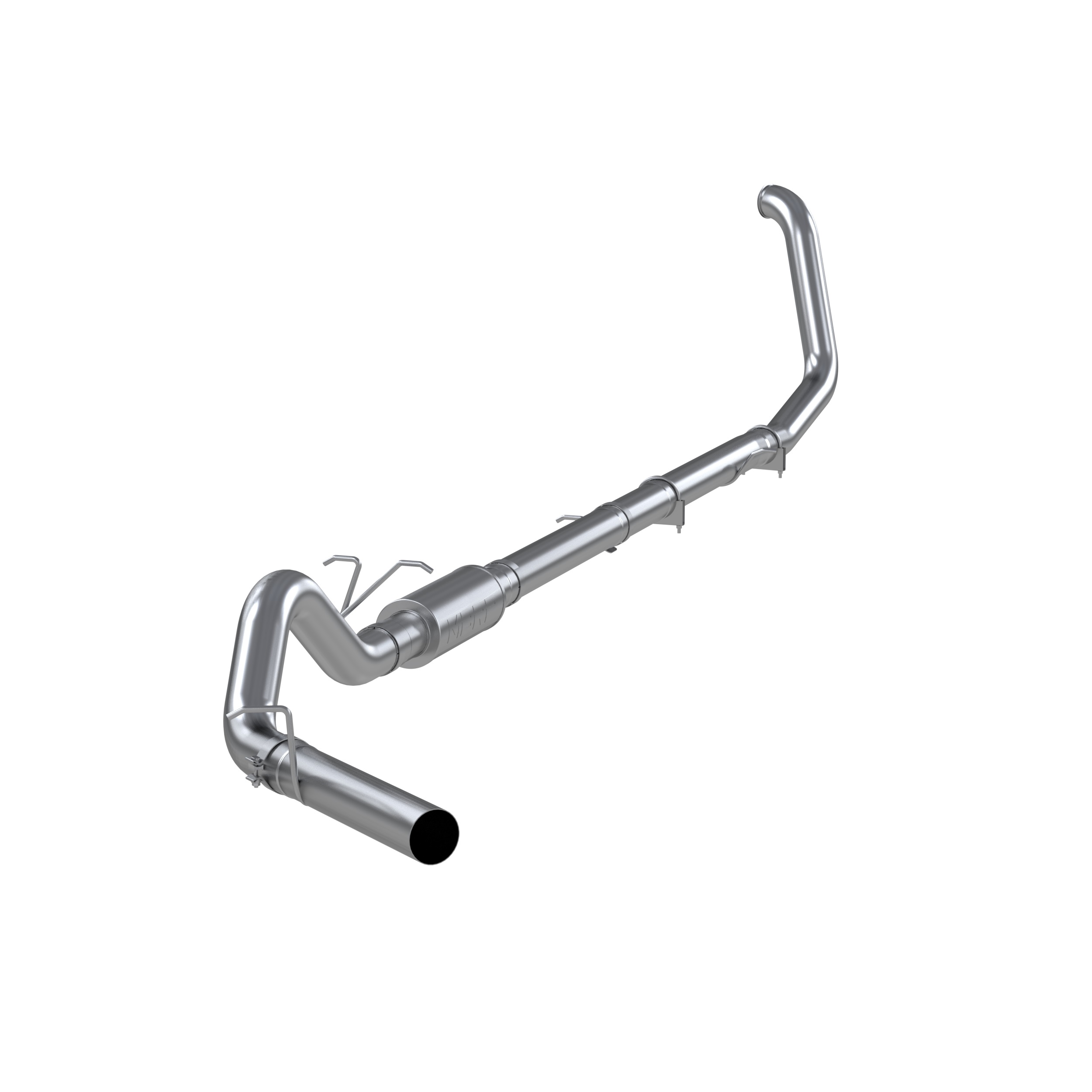 MBRP Exhaust 4in. Turbo Back. Single Side Exit. AL S6200P
