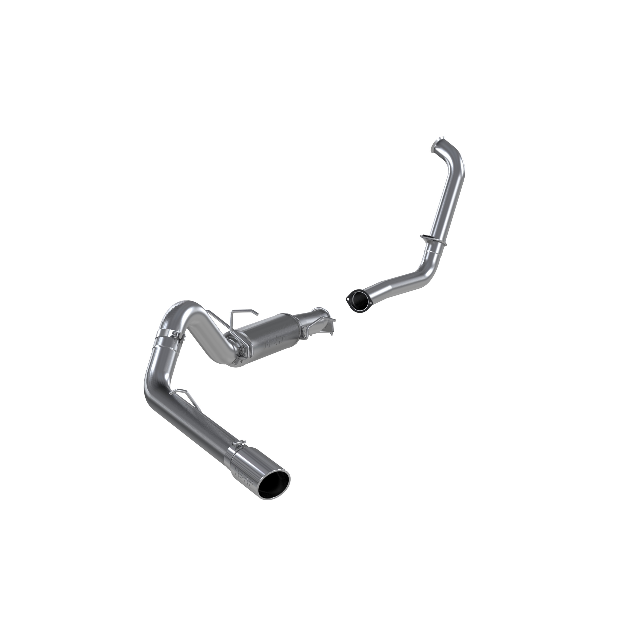 MBRP Exhaust 4in. Turbo Back. Single Side Exit. Retains Stock Cat. AL S6216AL