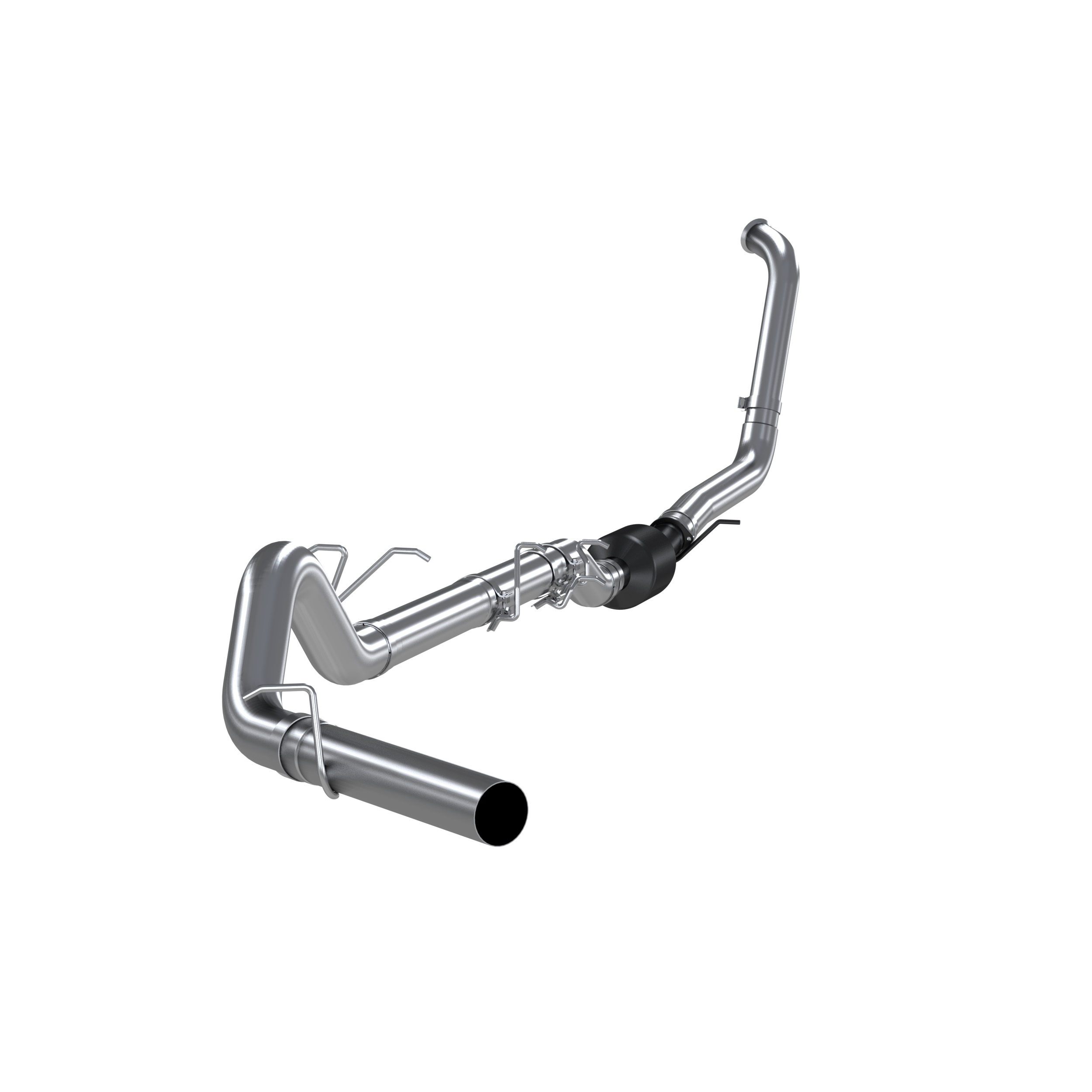 MBRP Exhaust 4in. Turbo Back. Single Side Exit. No Muffler. Retains Stock Cat. T409 S6212SLM