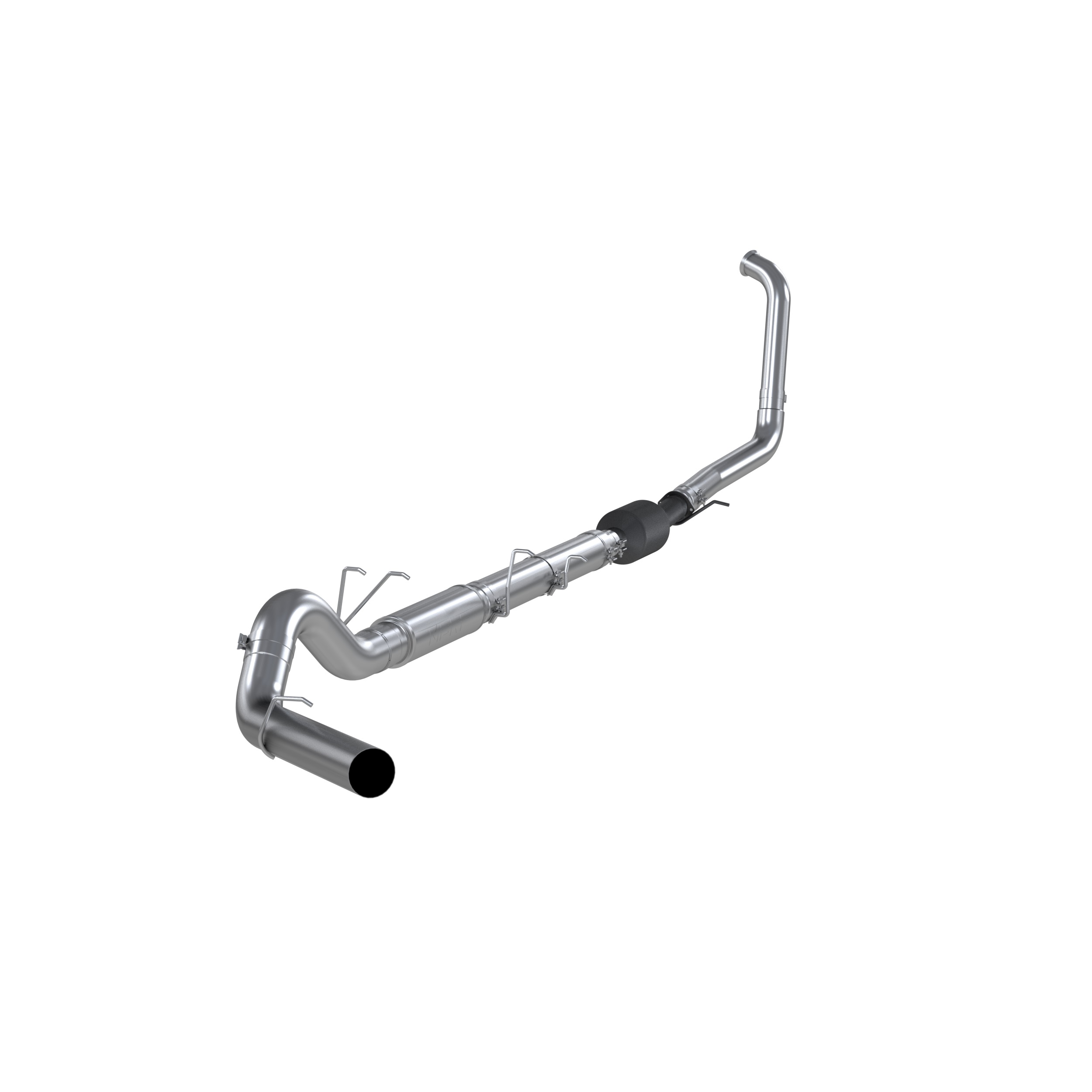 MBRP Exhaust 5in. Turbo Back. Single Side Exit. Retains Stock Cat. AL S62240P