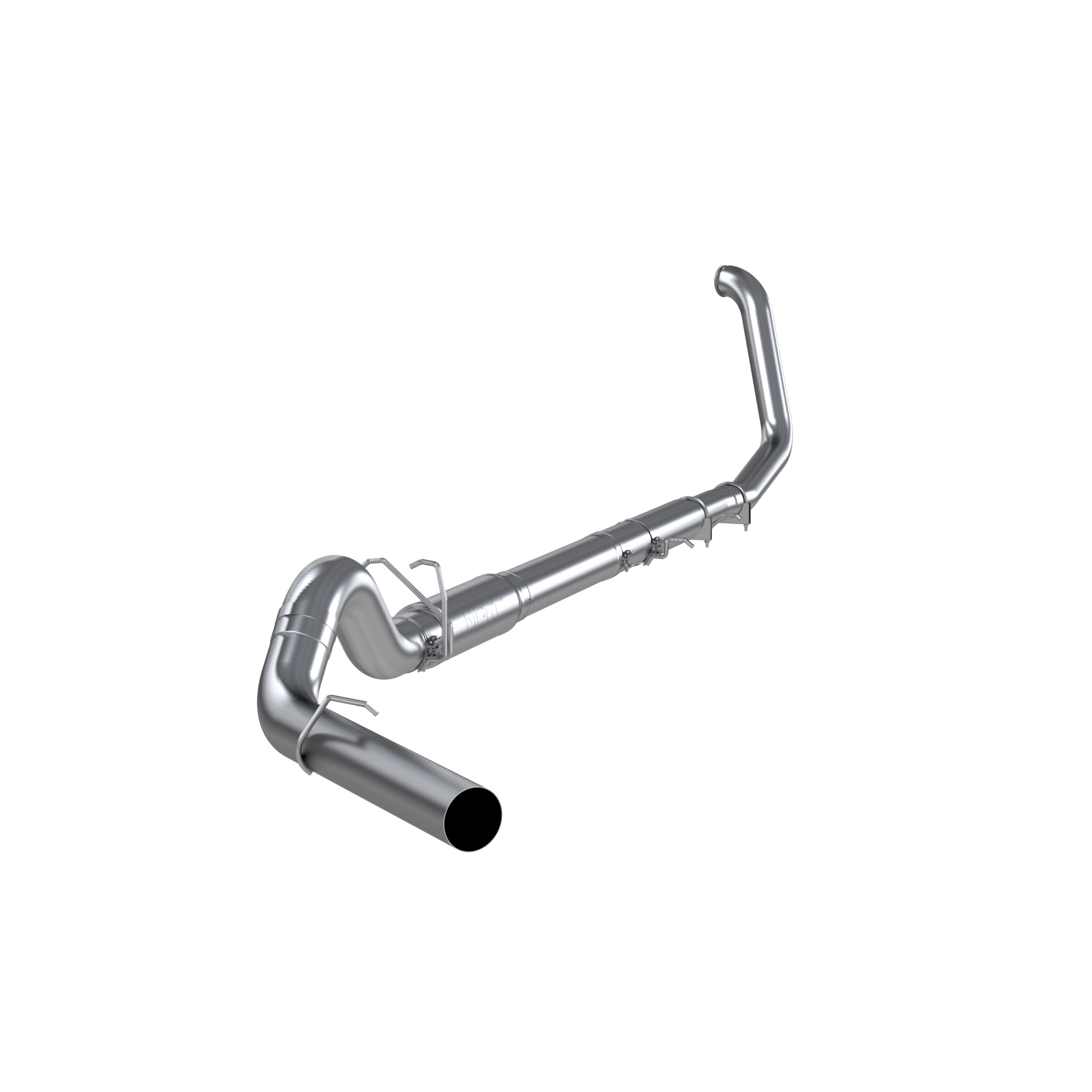 MBRP Exhaust 5in. Turbo Back. Single Side Exit. Off-Road. AL S62220P