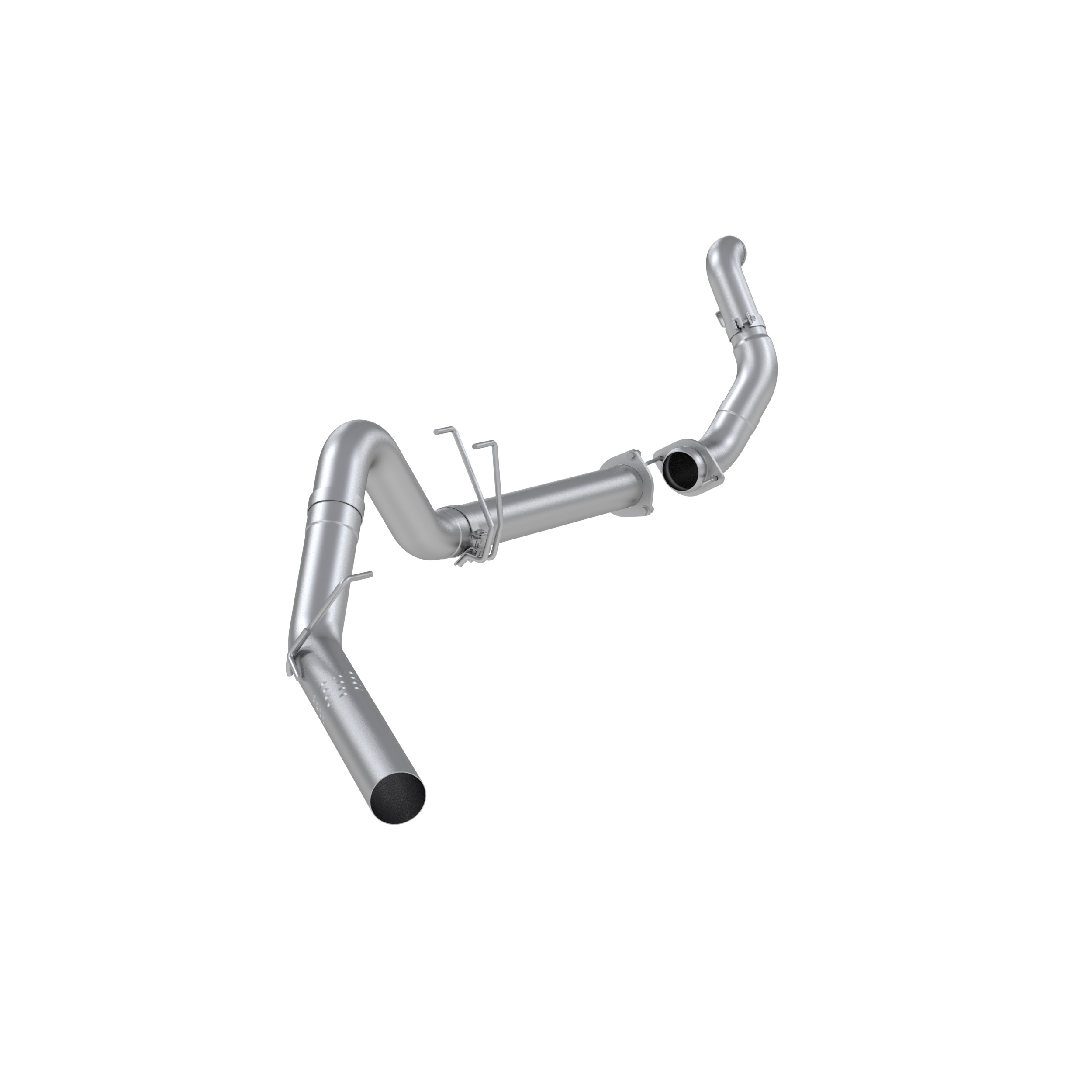 MBRP Exhaust MBRP 4in. Filter Back Single Side with Downpipe, AL, No Muffler. S6284PLM