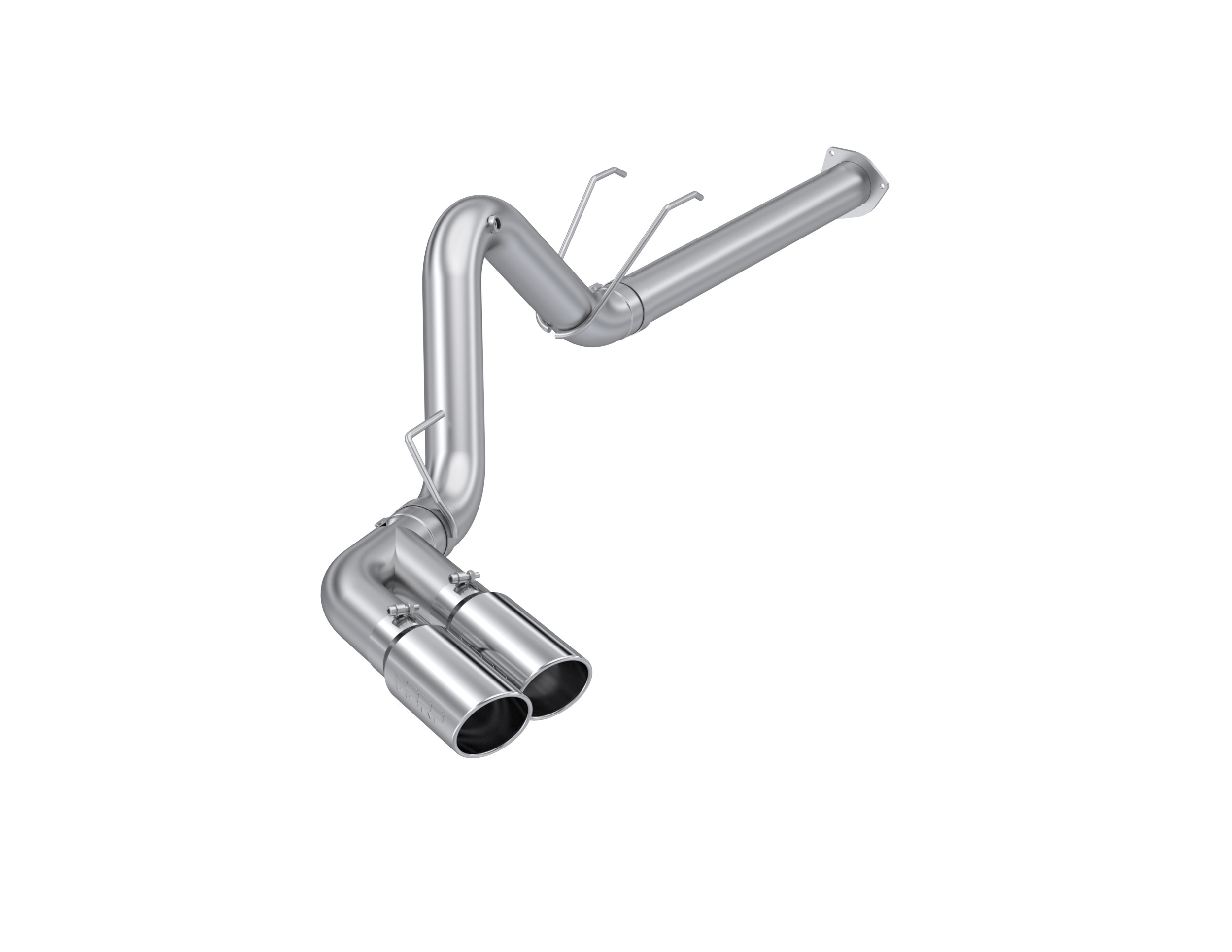 MBRP Exhaust 4in. Filter Back. Single Side Dual Exit. AL S6290AL