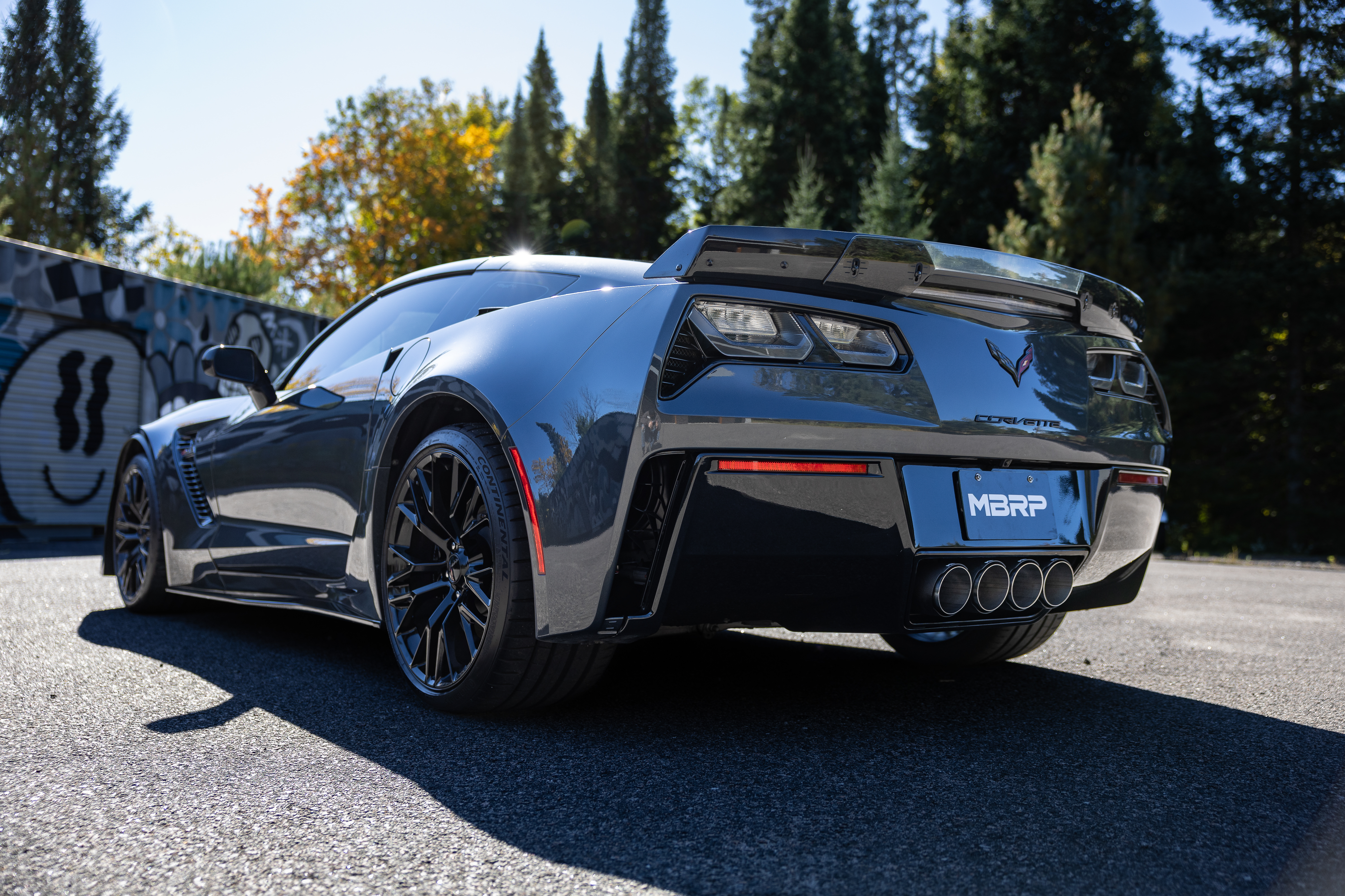 MBRP Exhaust MBRP 3in Axle-Back, Quad Rear Exit, Active, T304 with CF Tips. S70073CF