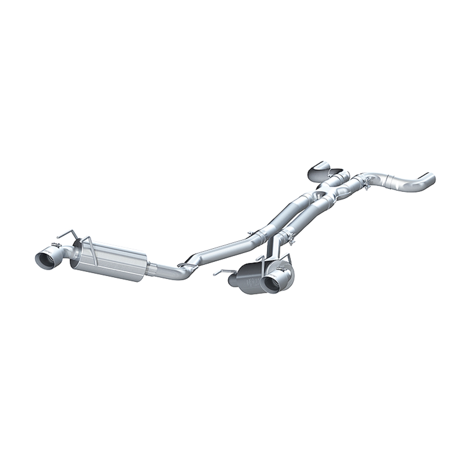 MBRP Exhaust 2.5in. Cat-Back. Dual Exhaust. Dual Rear Exit. T409 S7020409