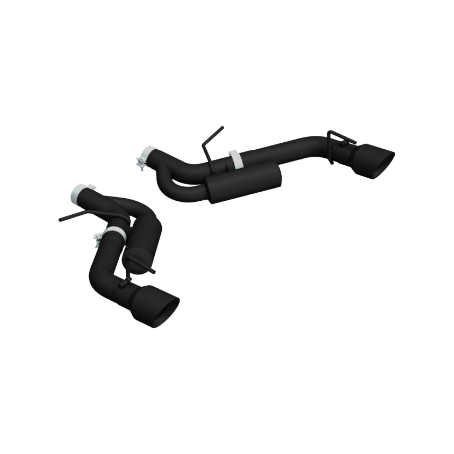 MBRP Exhaust 3in. Axle-Back. Dual Rear Exit. BLK S7034BLK