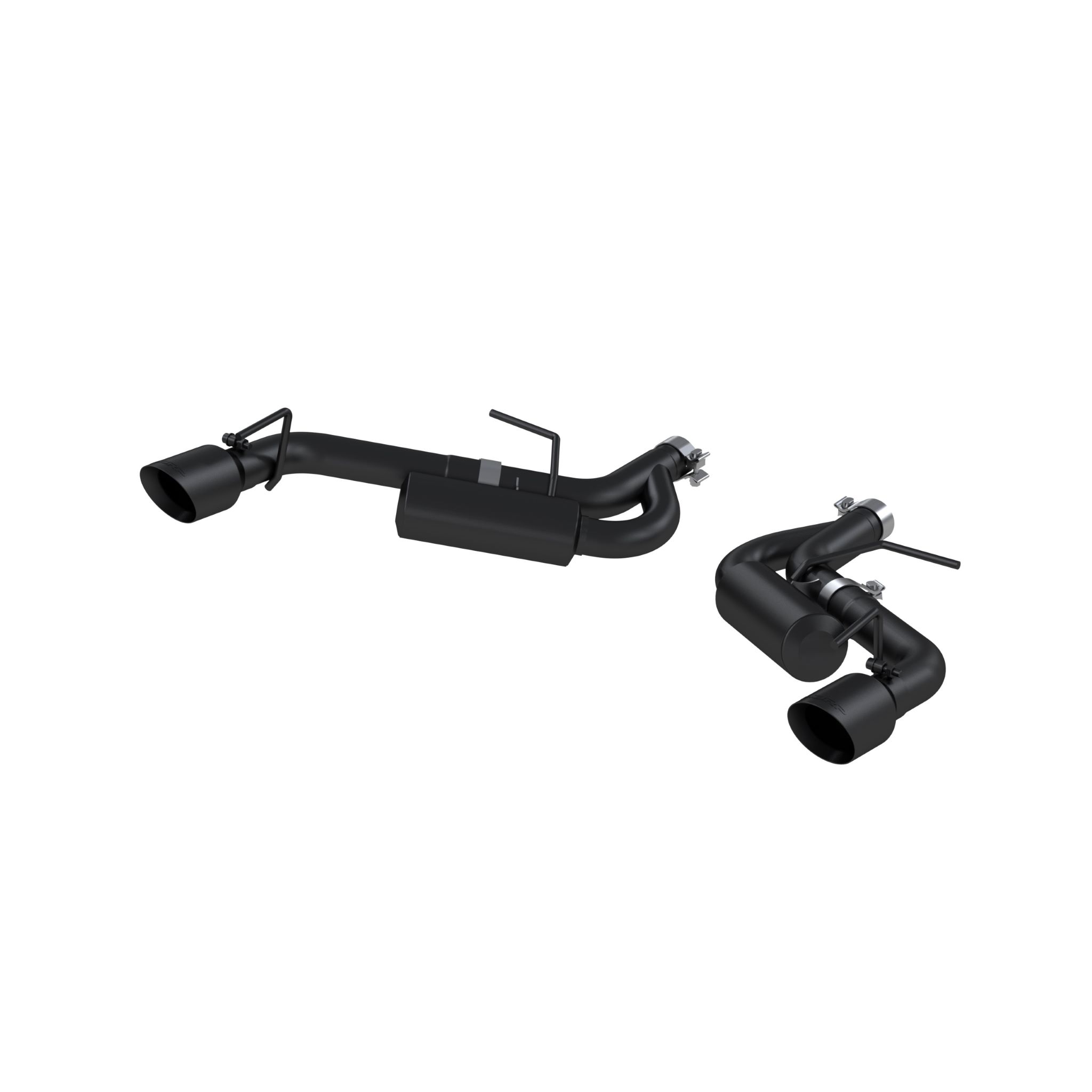 MBRP Exhaust 2.5in. Axle-Back. Dual Rear Exit. Non NPP. BLK S7038BLK