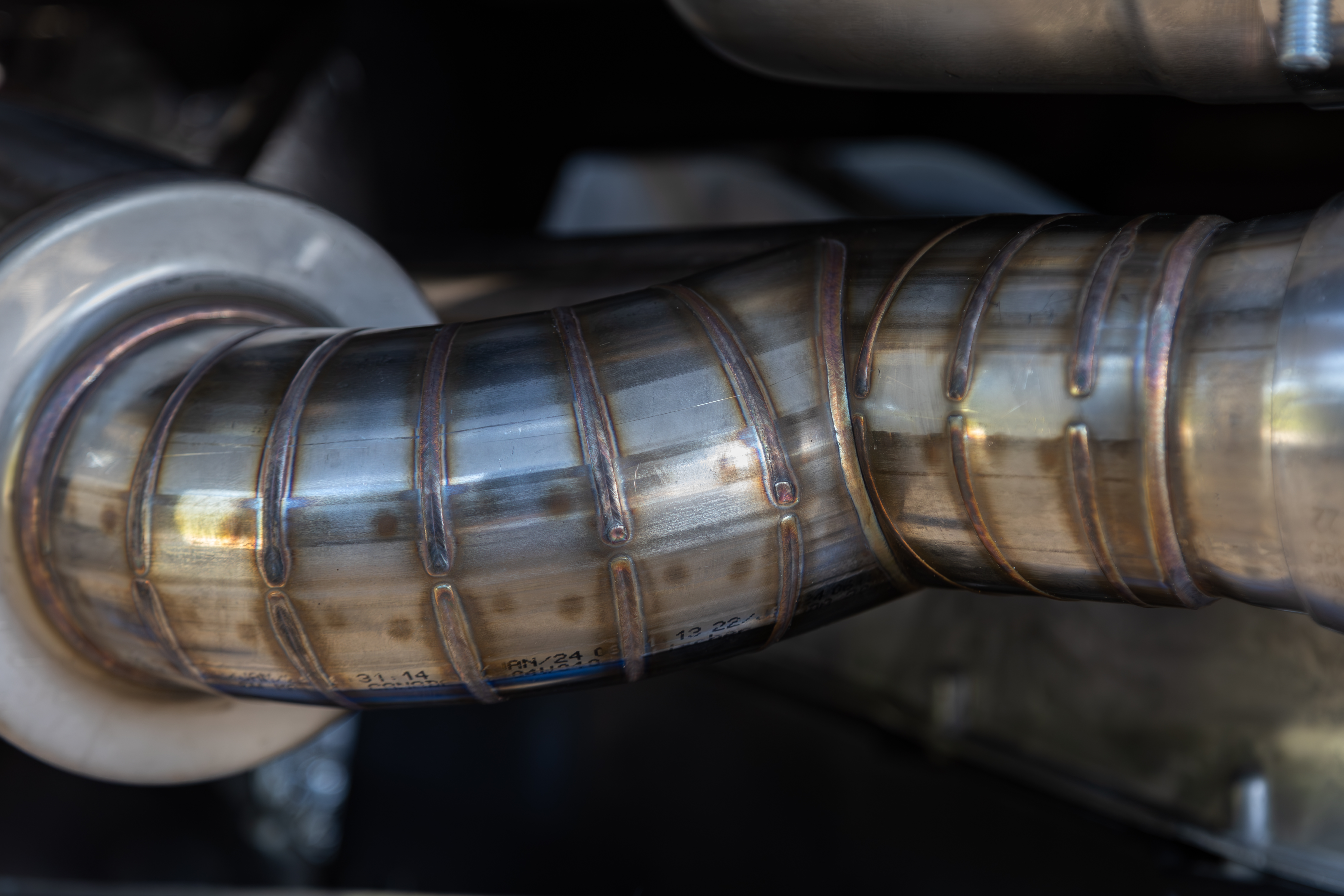 MBRP Exhaust MBRP 3in Cat-Back, Quad Split Rear Exit, Active, T304 with CF Tips. S70413CF