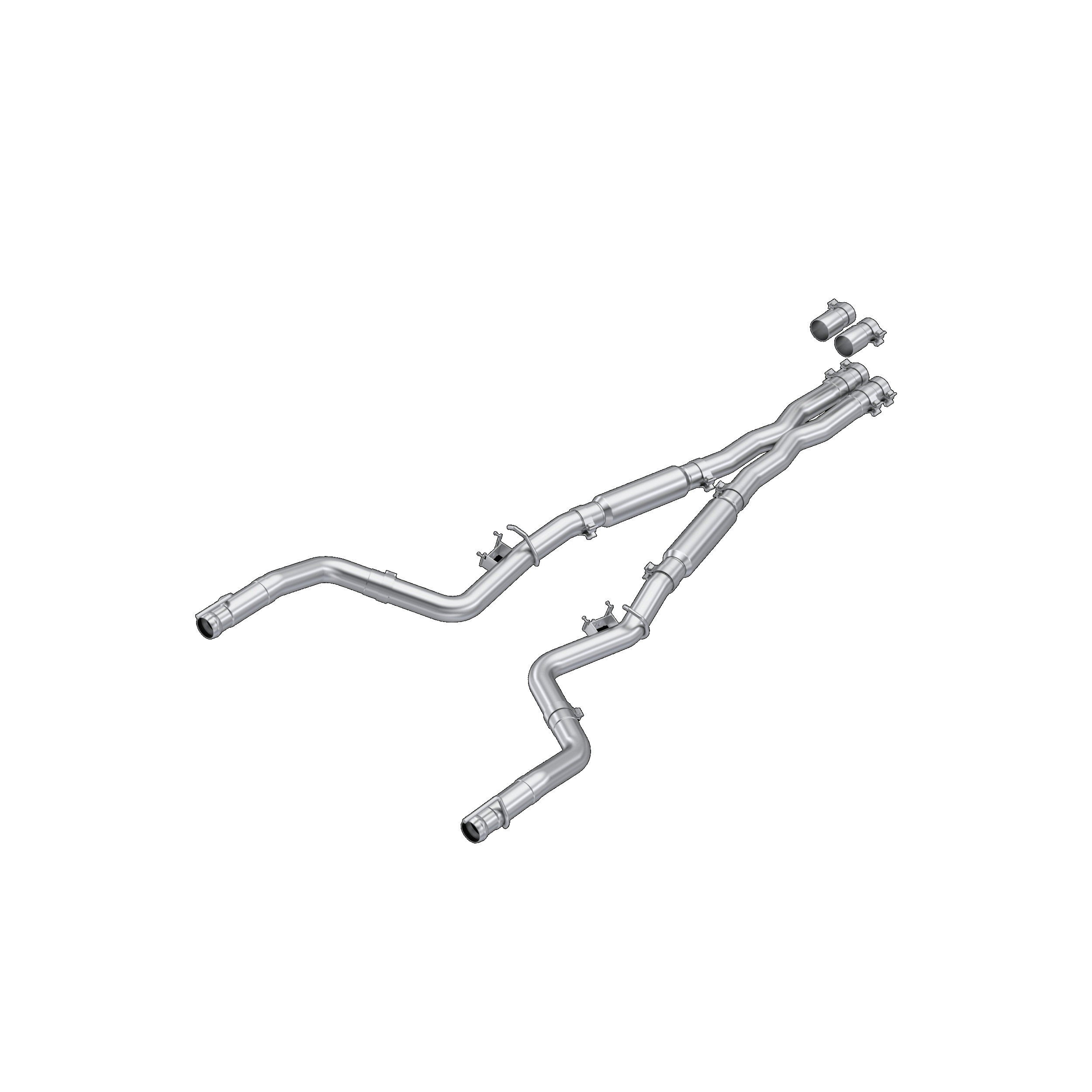 MBRP Exhaust MBRP 3in. Cat-Back, Dual Rear Exit, T304, Street Profile. S7103304