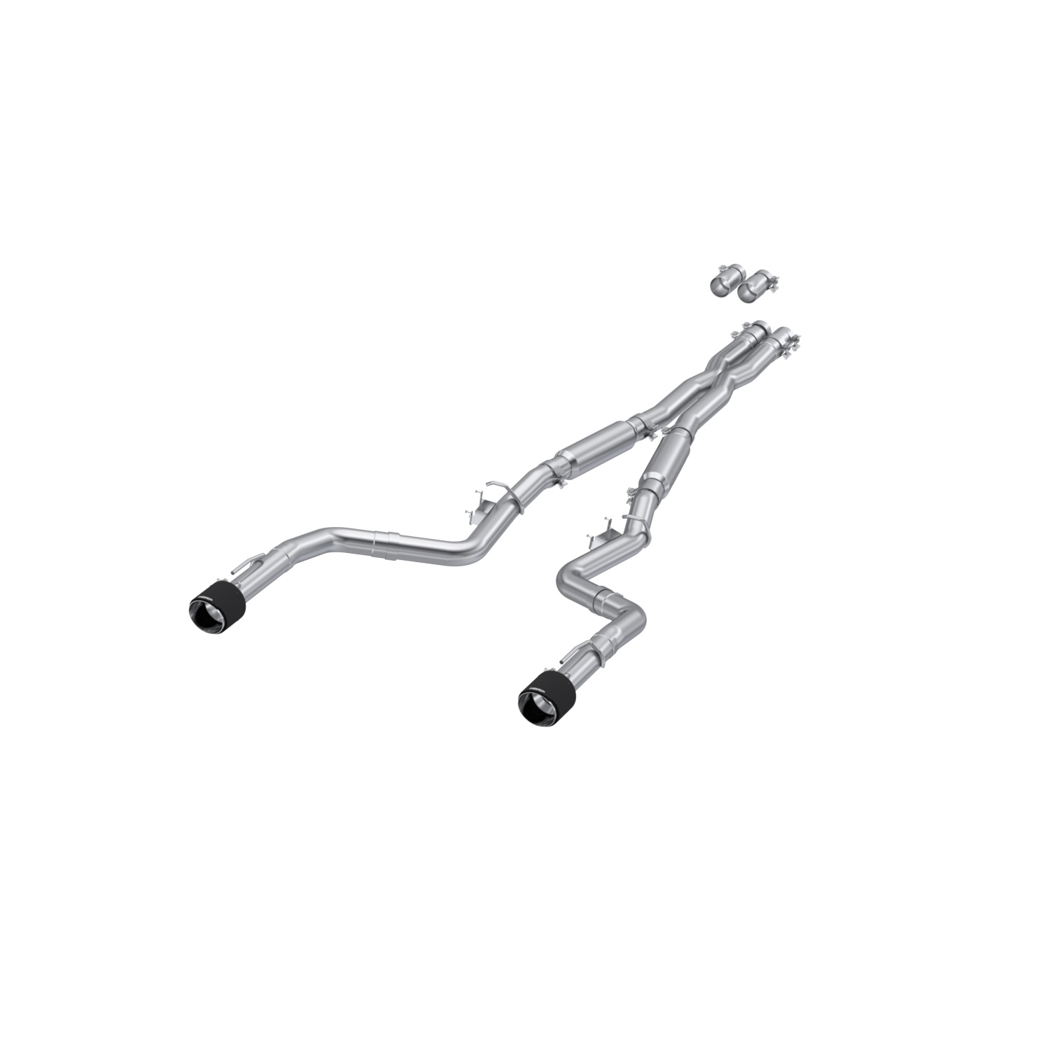 MBRP Exhaust 3in. Cat-Back. Dual Rear Exit. Street Version. T304. Dual CF Tips S71173CF