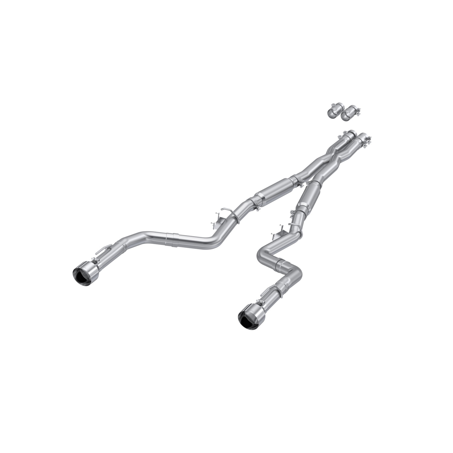 MBRP Exhaust 3in. Cat-Back. Dual Rear Exit. Street Version. AL. Dual Tips S7117AL