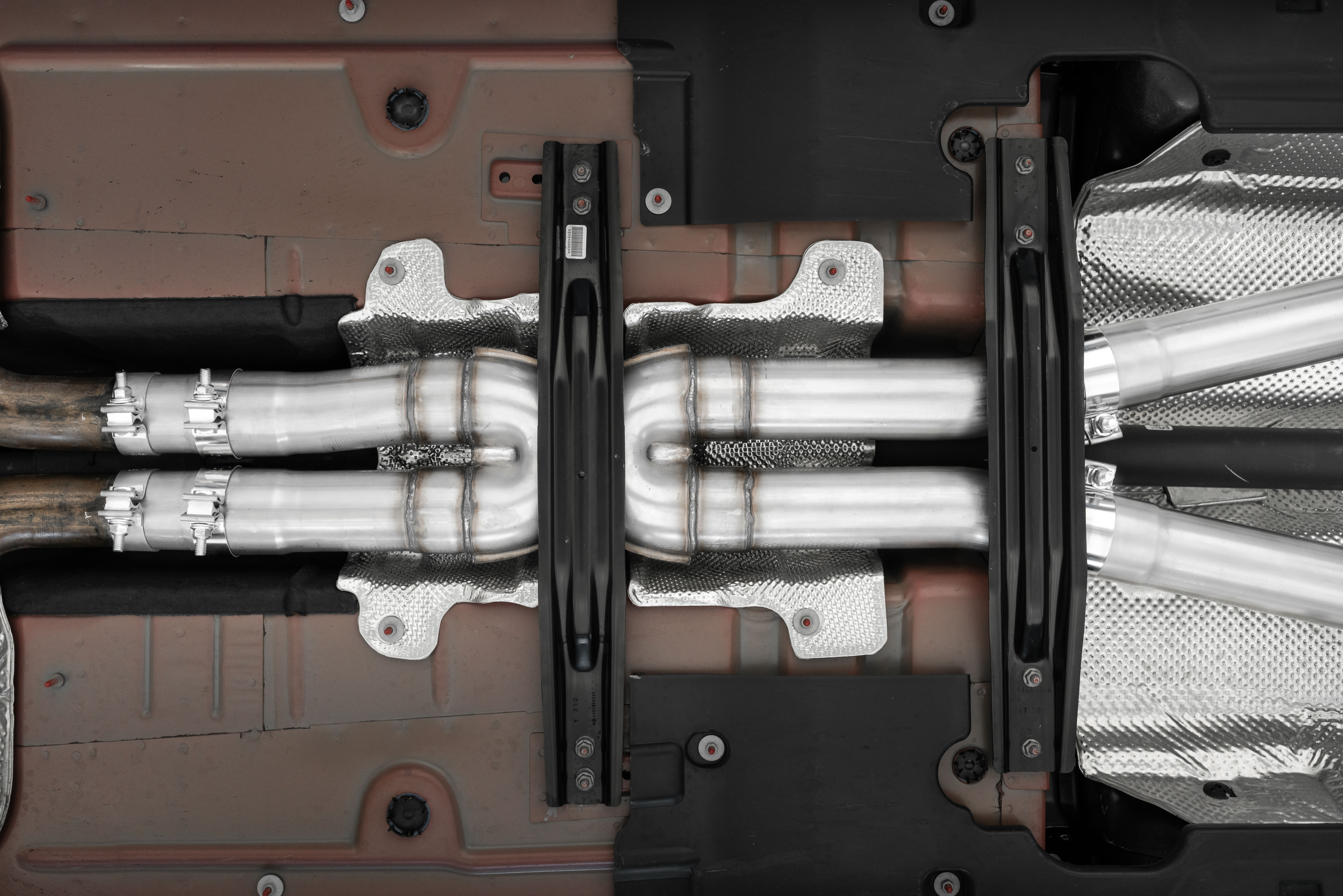 MBRP Exhaust 3in. Cat-Back. Dual Rear Exit. Race Version. AL. Dual Tips S7118AL