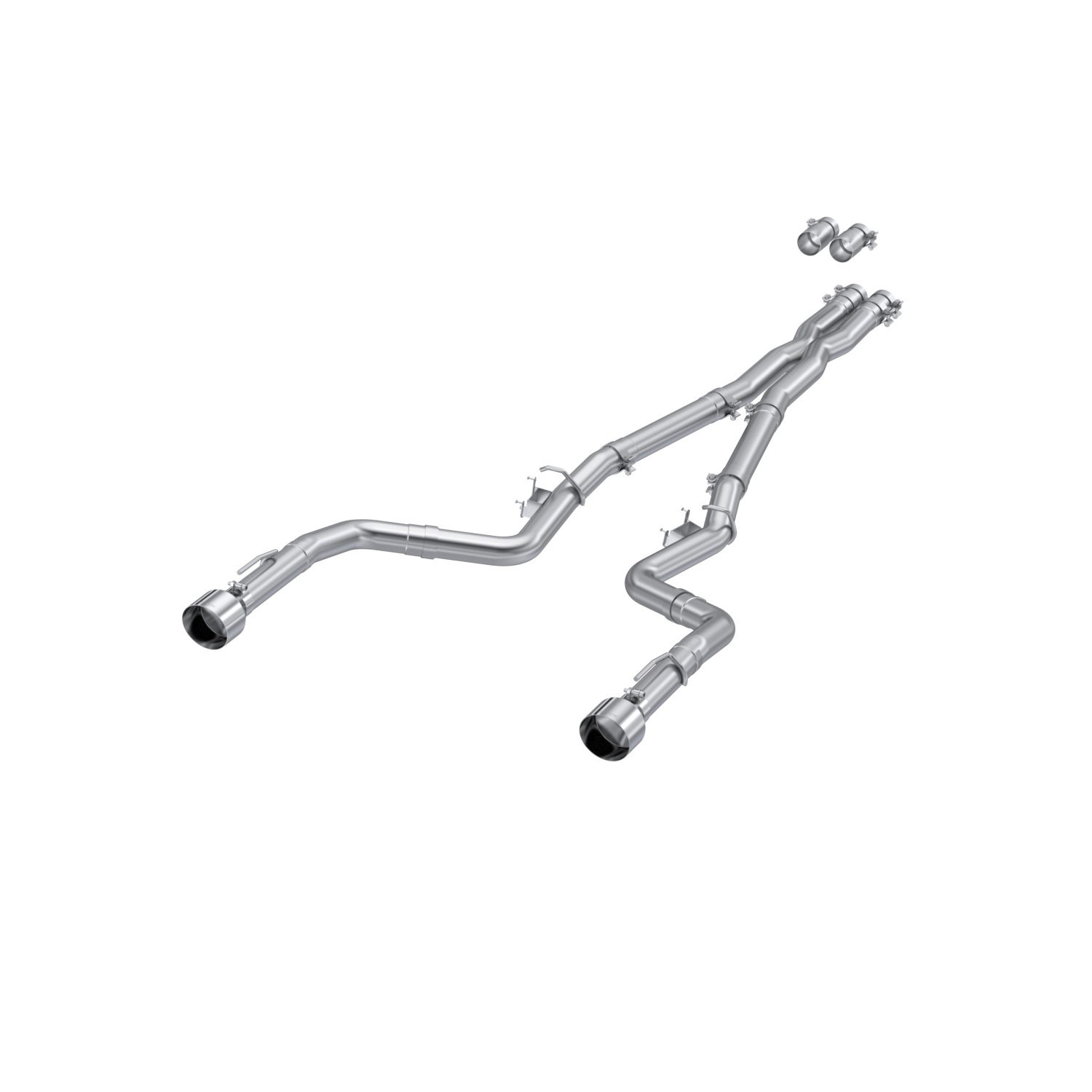 MBRP Exhaust 3in. Cat-Back. Dual Rear Exit. Race Version. AL. Dual Tips S7118AL