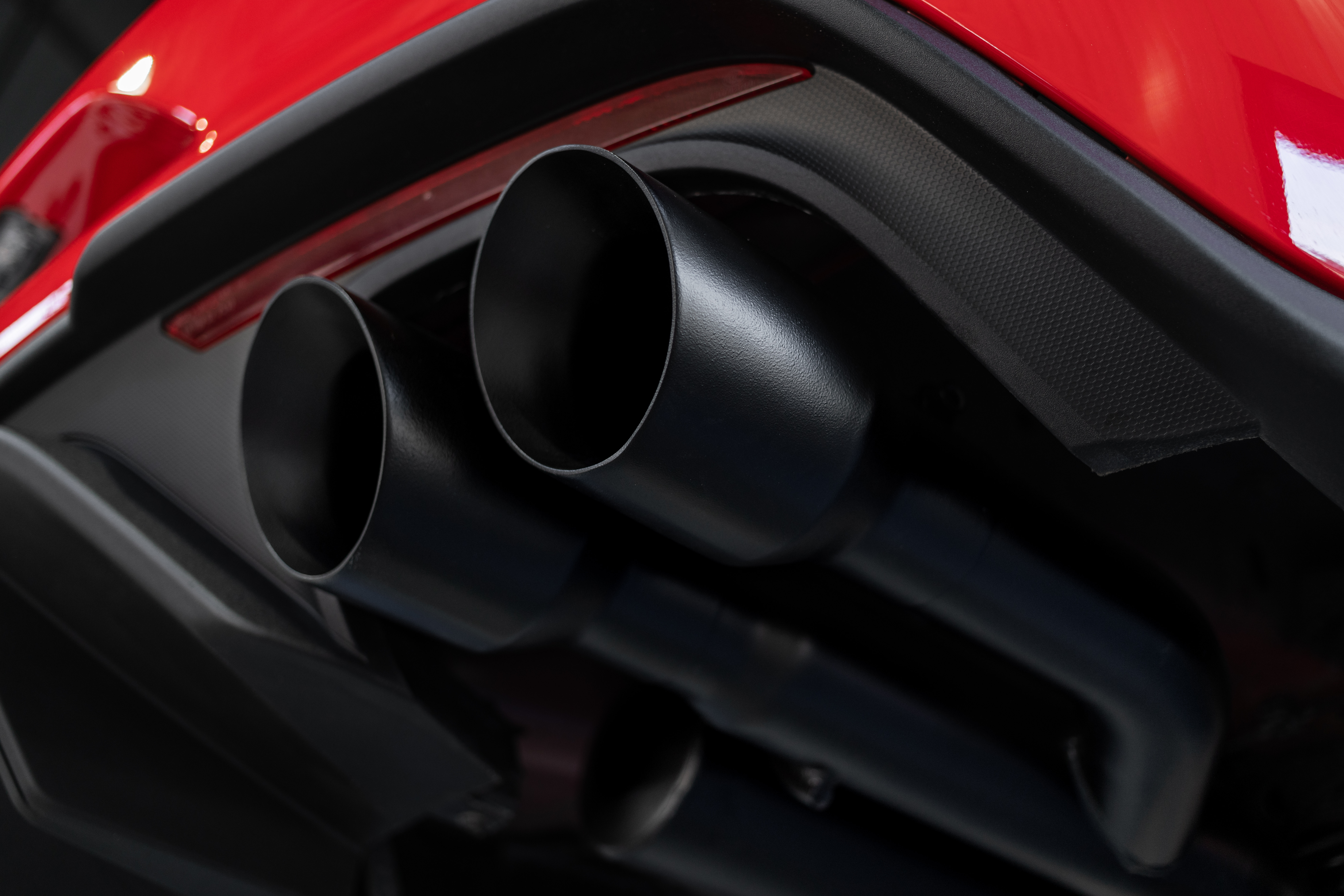 MBRP Exhaust 3in. Cat-Back. Dual Rear Exit. Quad Tips. Race Version. BLK S7207BLK