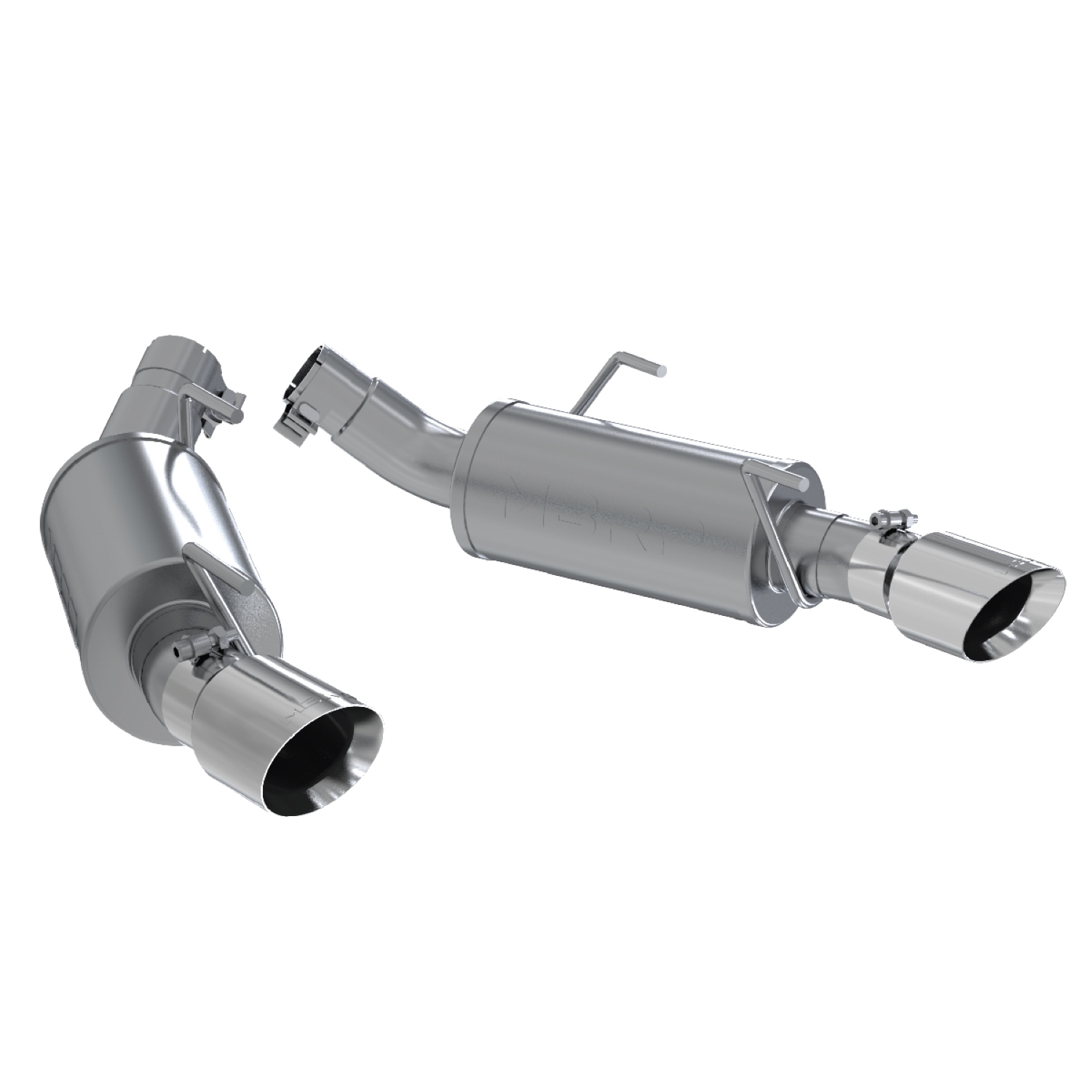 MBRP Exhaust 2.5in. Axle-Back. Dual Mufflers. Dual Rear Exit. AL S7200AL