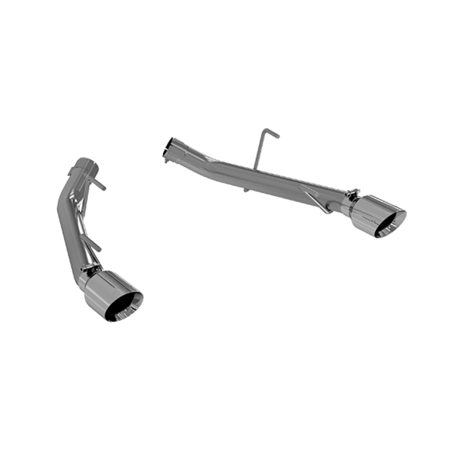MBRP Exhaust 2.5in. Axle-Back. Muffler Bypass. Dual Split Rear Exit. Race Version. T304 S7202304