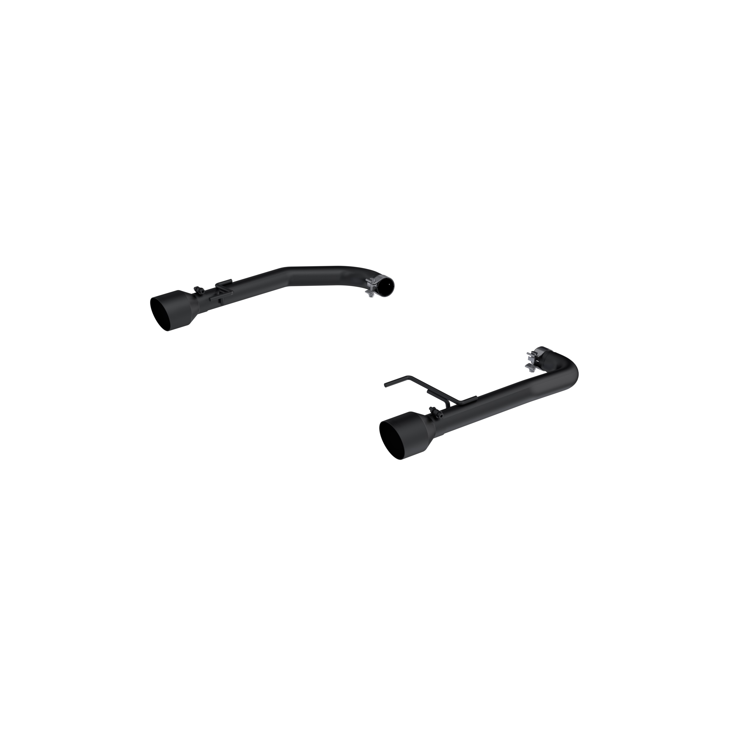 MBRP Exhaust 2.5in. Axle-Back. Dual Split Rear Exit. AL. BLK S7247BLK