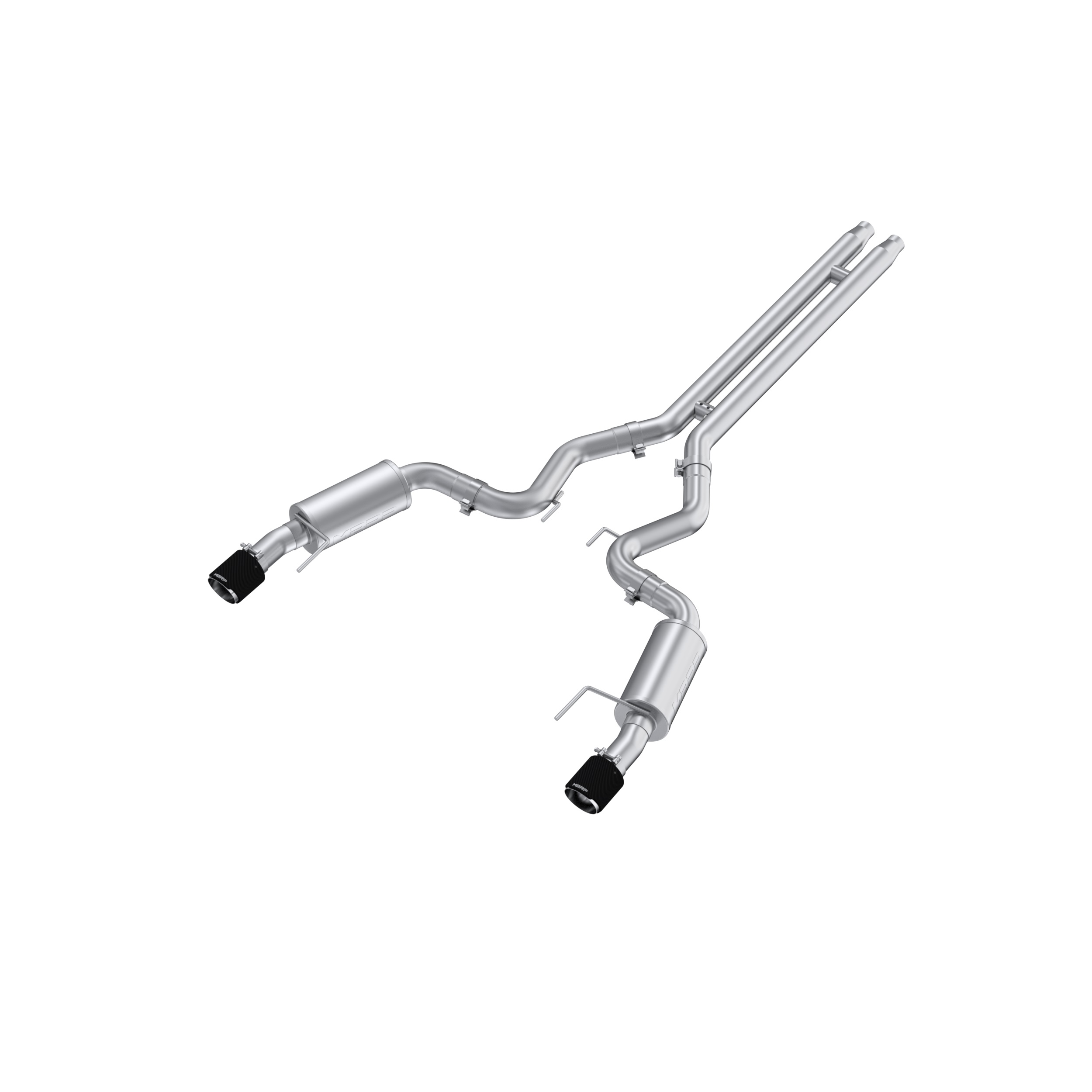 MBRP Exhaust 3in. Cat-Back. Dual Split Rear Exit. Street Version. CF S72513CF
