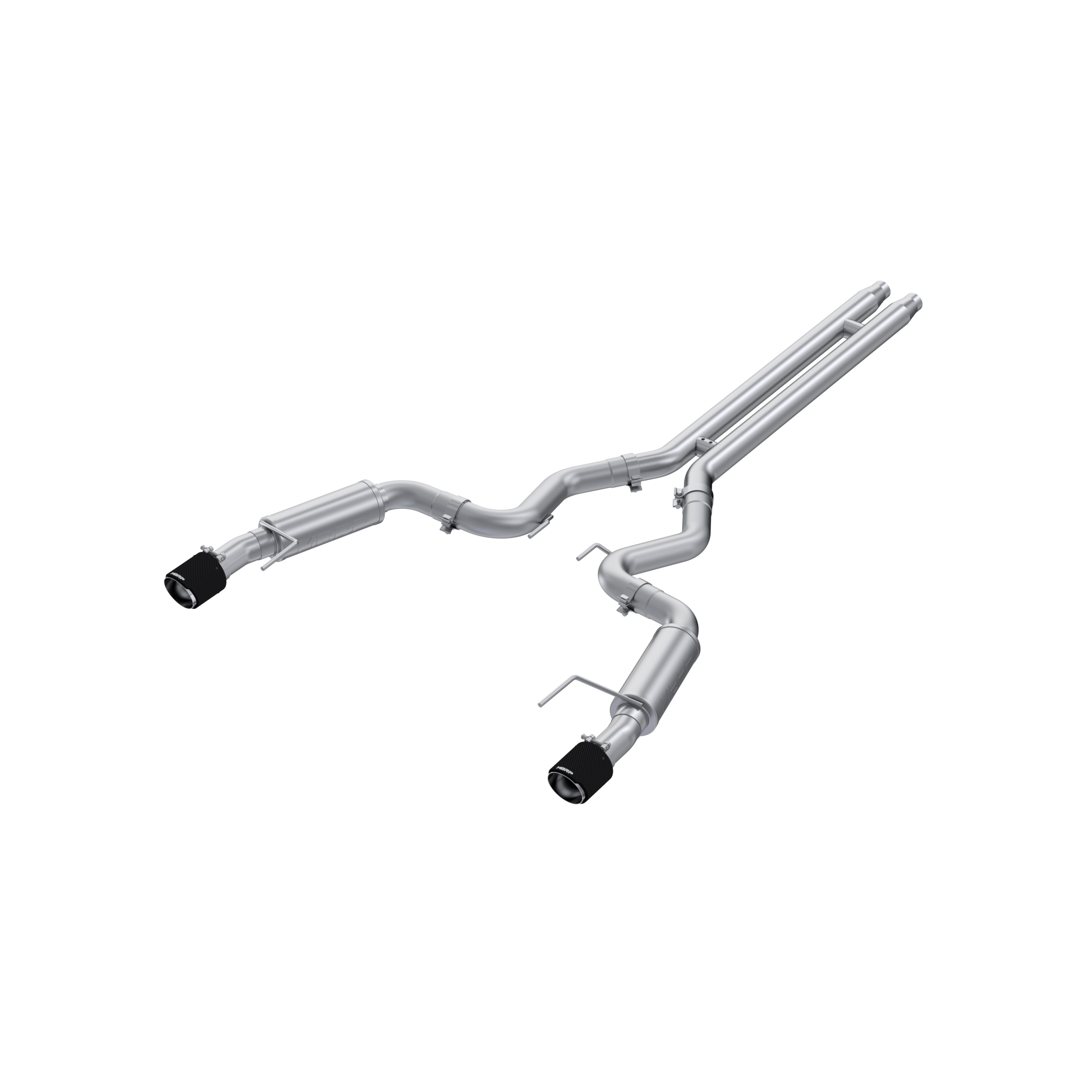 MBRP Exhaust 3in. Cat-Back. Dual Split Rear Exit. Race Version. CF S72533CF