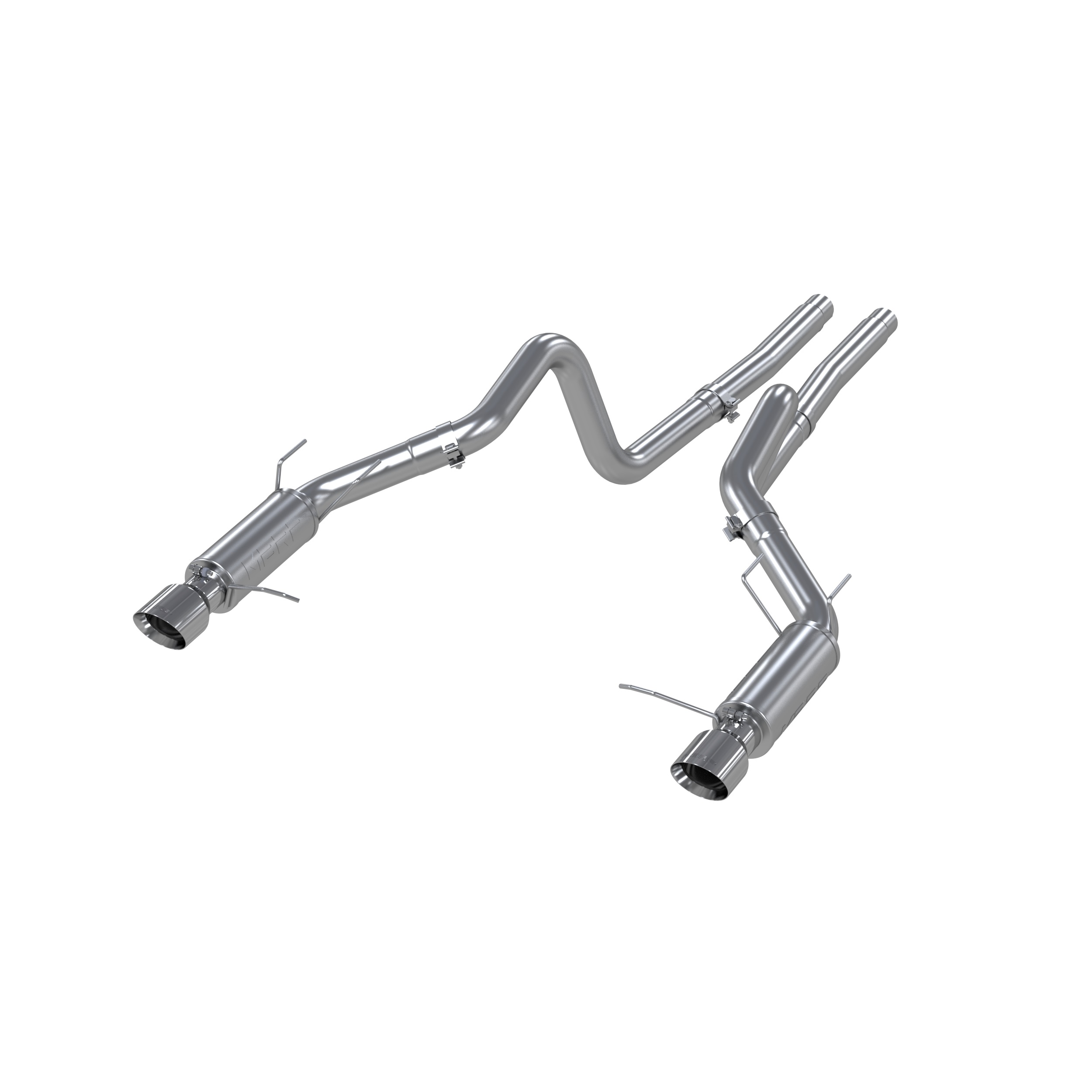 MBRP Exhaust 3in. Cat-Back. Dual Split Rear Exit. Race Version. T304 S7260304