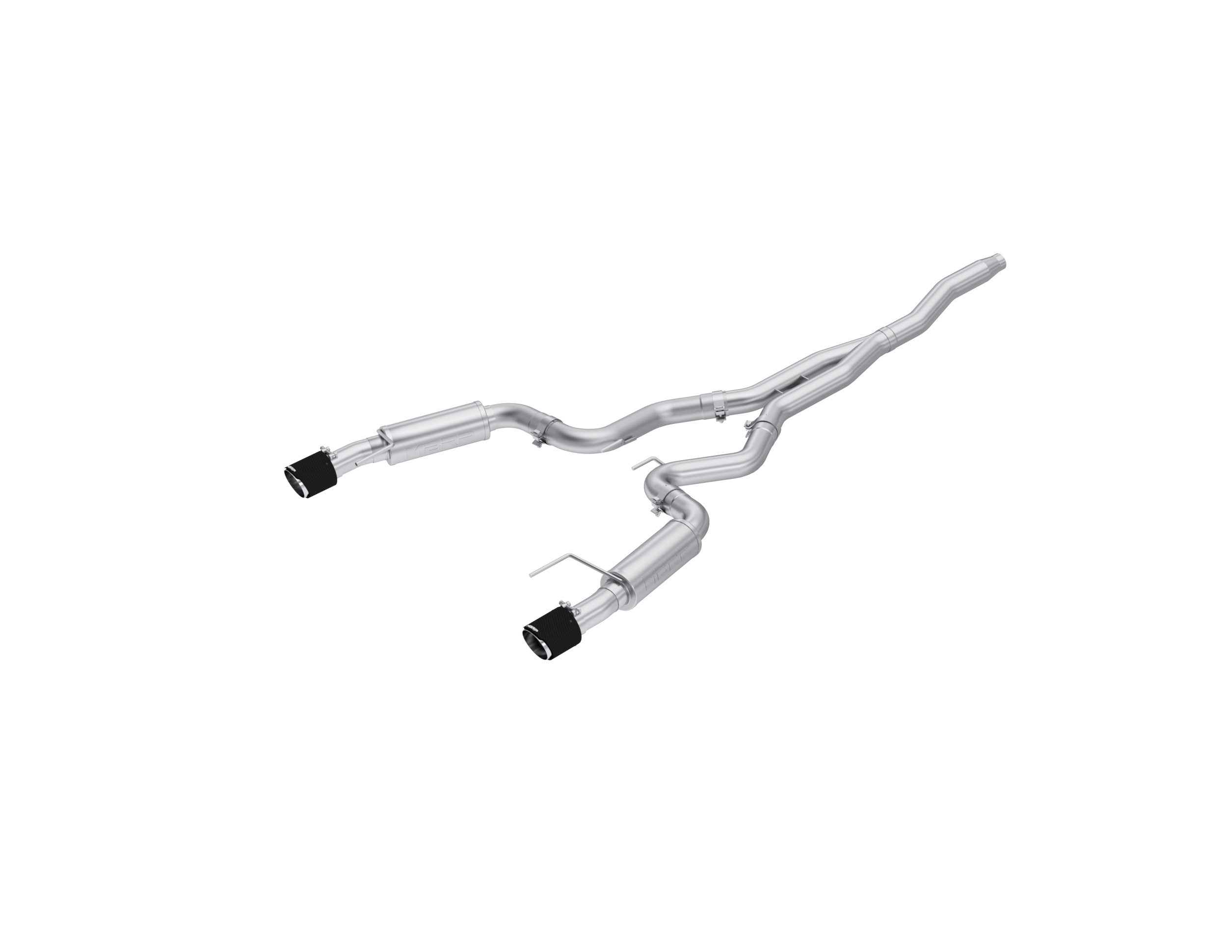 MBRP Exhaust 3in. Cat-Back. Dual Split Rear Exit. Race Version. T304 S72753CF