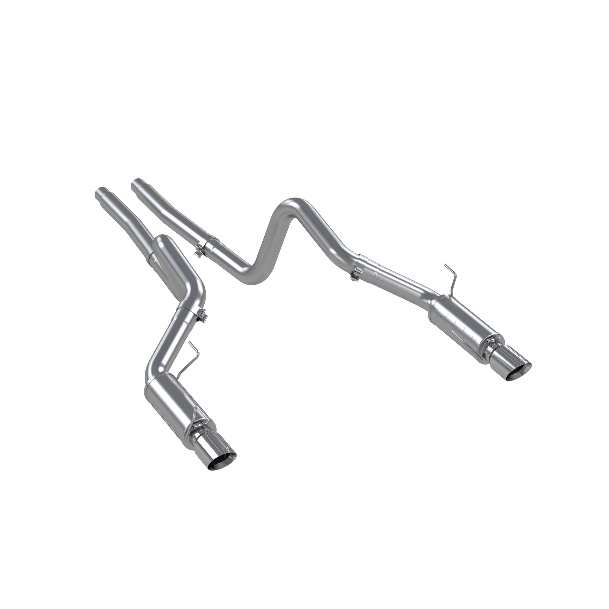 MBRP Exhaust 3in. Cat-Back. Dual Split Rear Exit. Race Version. T409 S7270409