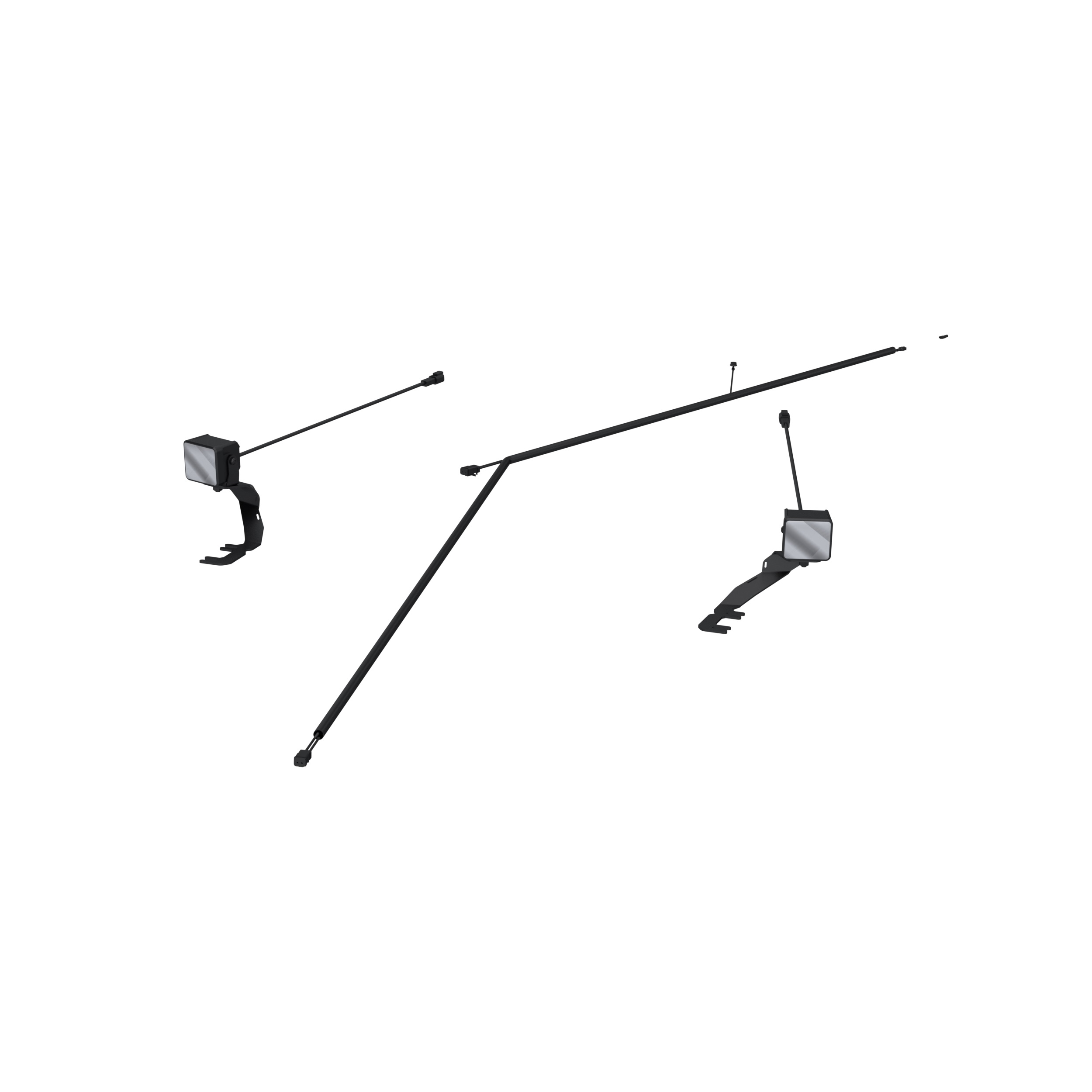 MBRP Exhaust MBRP Ditch Light Kit, Clear Flood Beam SL5270-02F