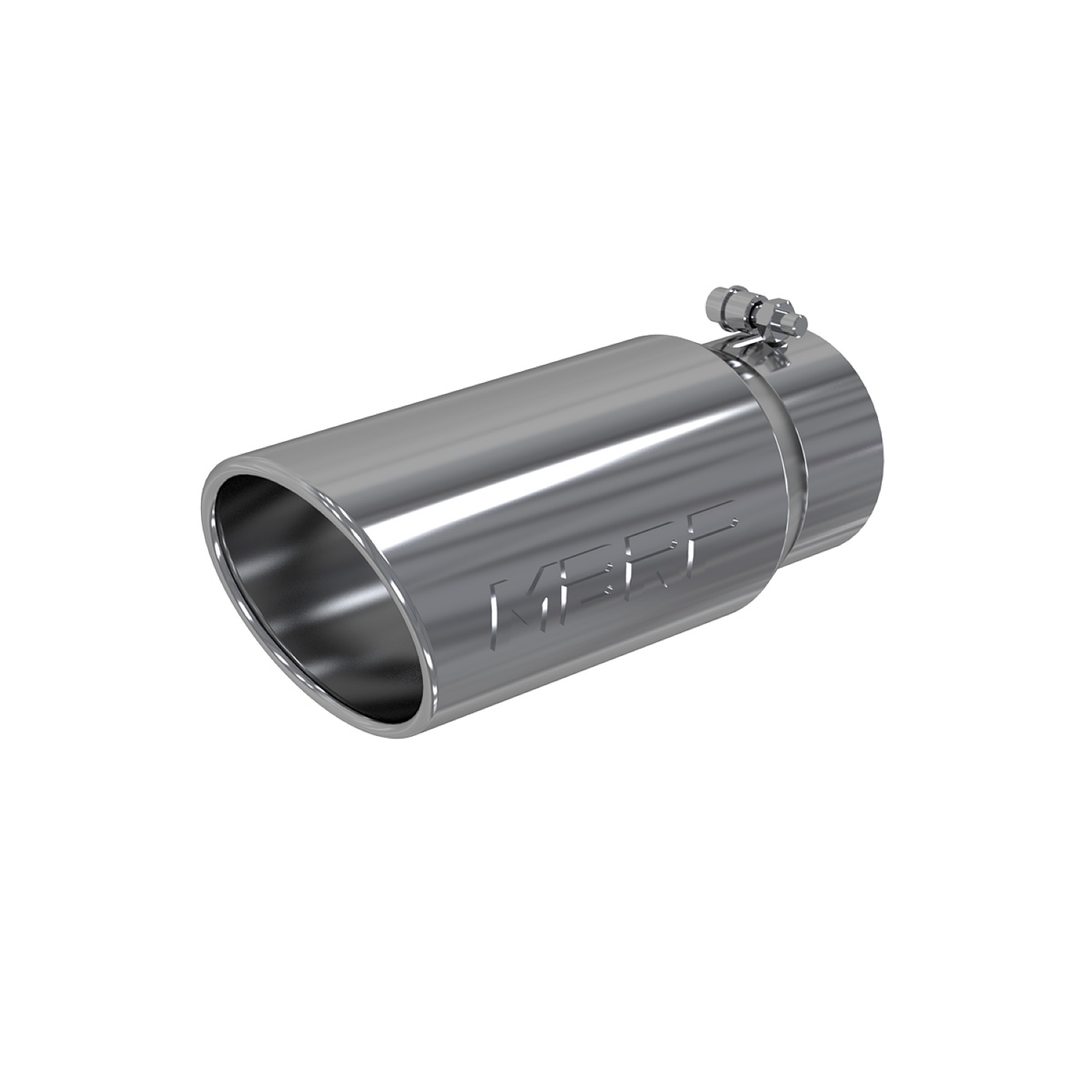 MBRP Exhaust T304 Stainless Steel Tip Display with Various Tips. DS0007