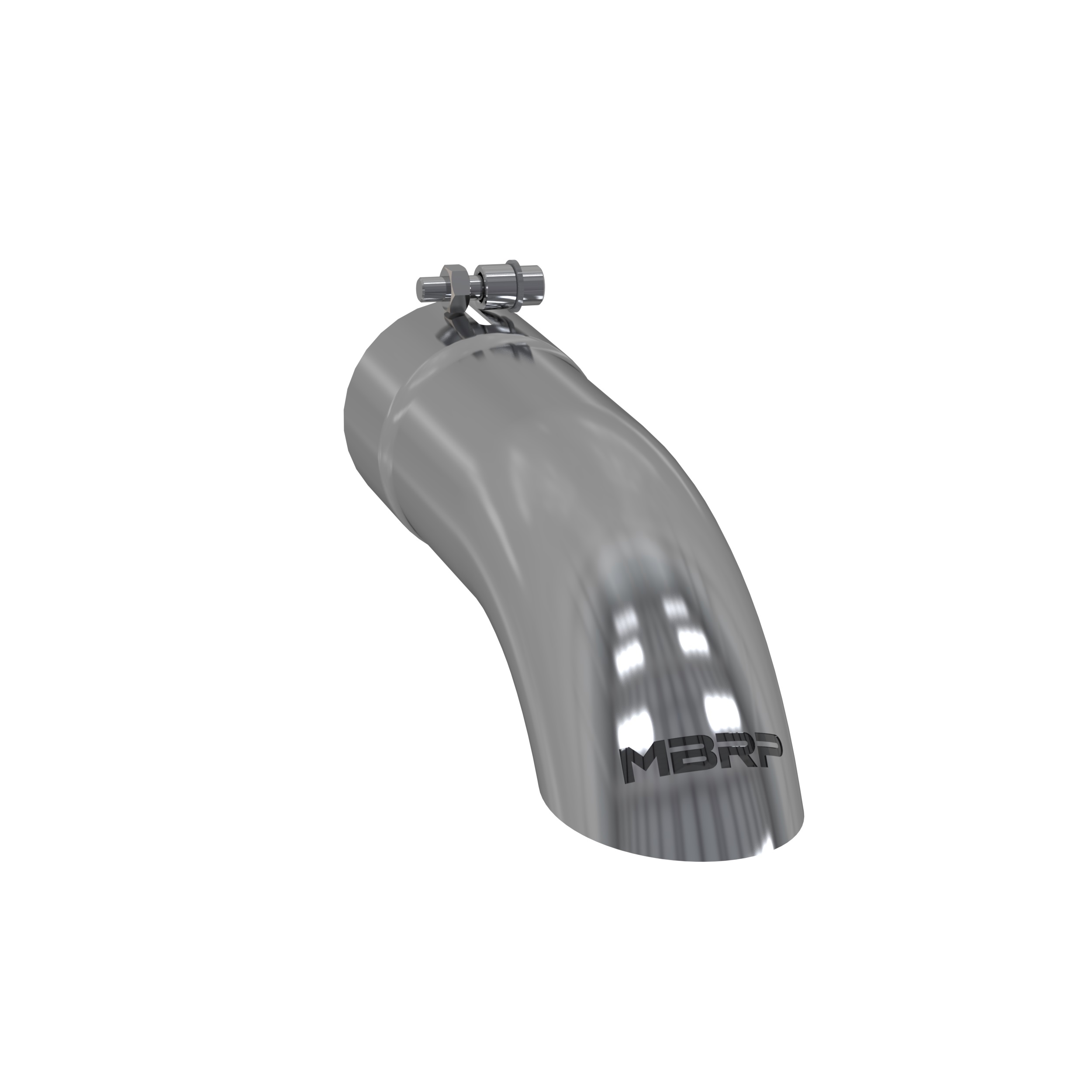 MBRP Exhaust Tip. 3.5in OD. 3.5in Inlet. 12in Length. Turn Down. T304 T5080