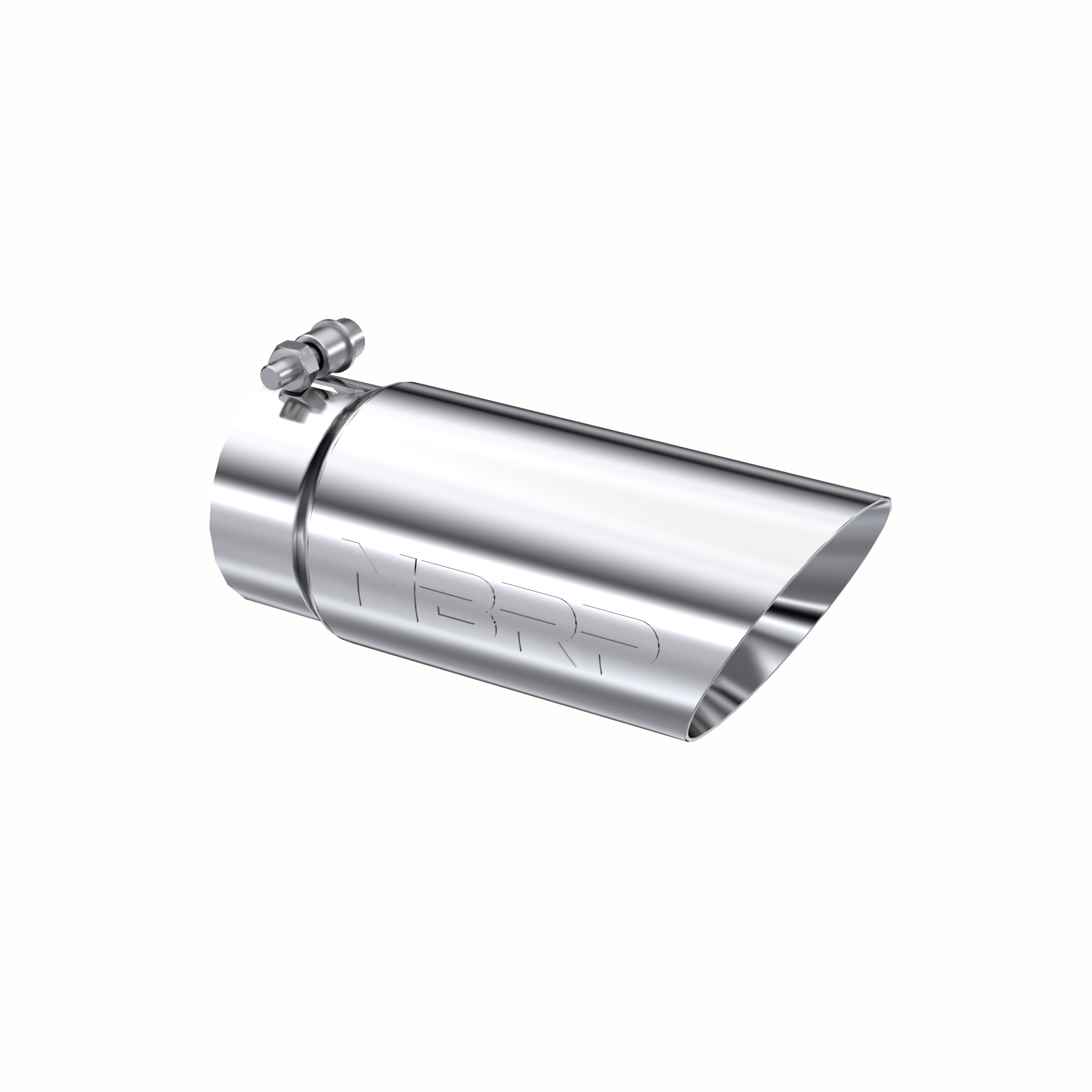 MBRP Exhaust Tip. 3in. O.D. Dual Wall Angled 4in. inlet 10in. length. T304. T5110