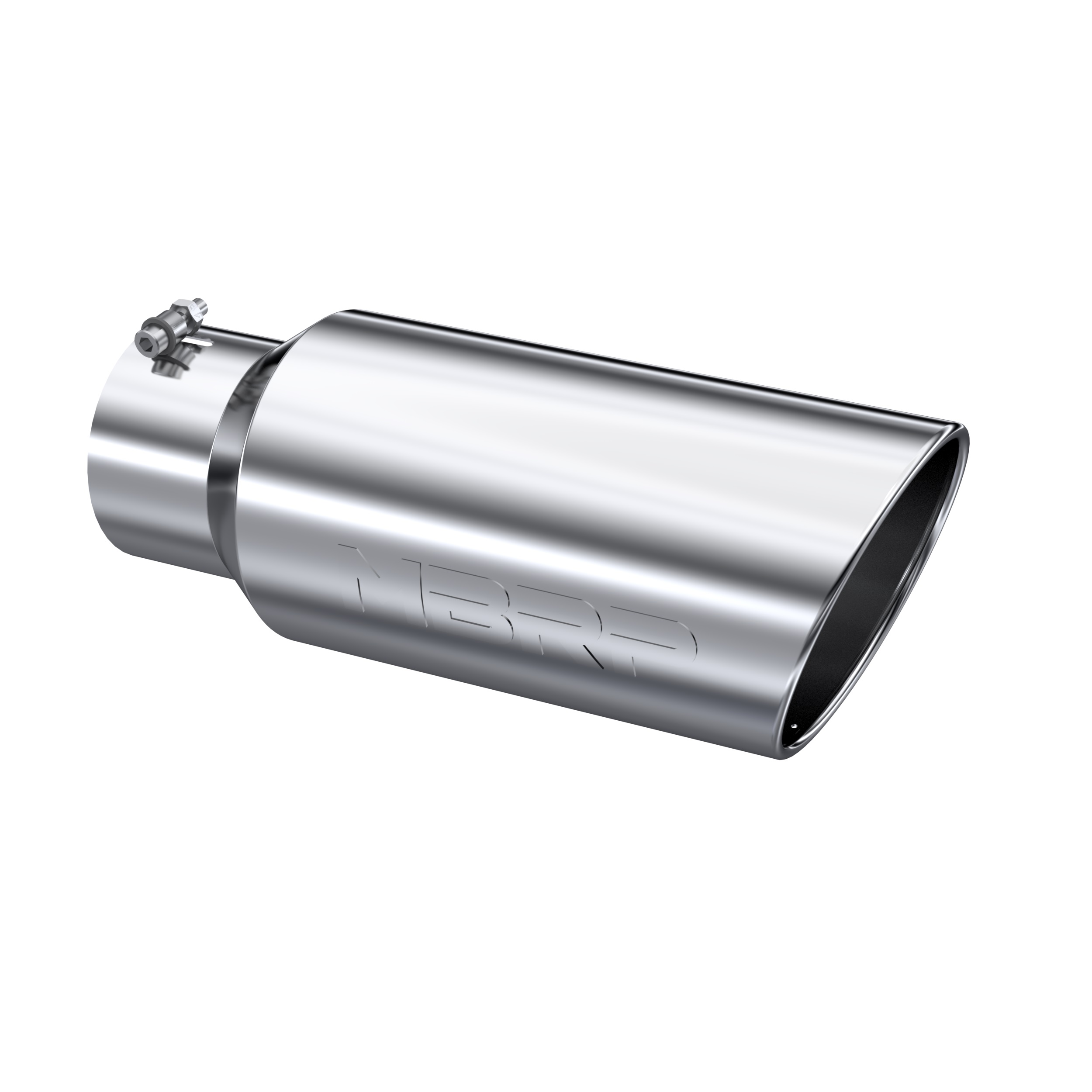 MBRP Exhaust Tip. 7in. O.D.. Rolled End. 5in. inlet 18in. in length. T304. T5127