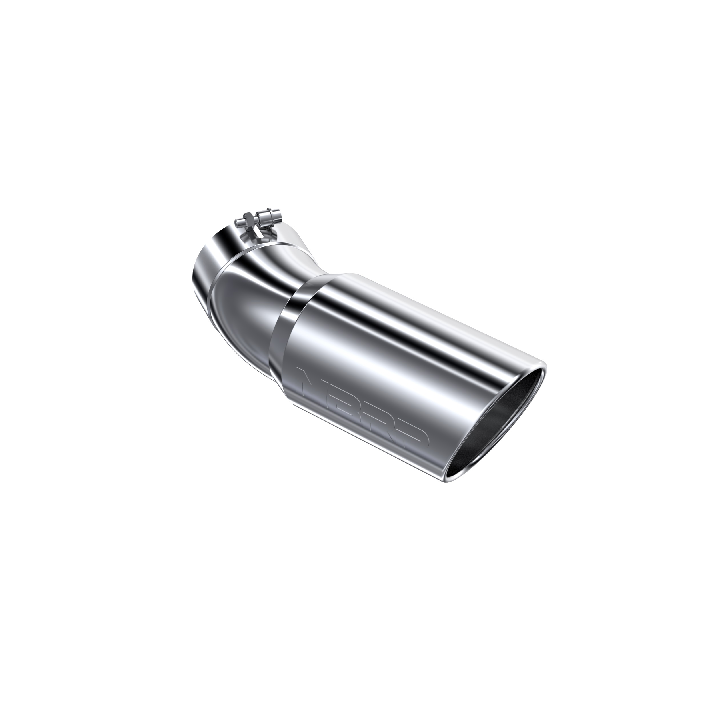 MBRP Exhaust Tip. 6in OD. 5in Inlet. 15.5in Length. 30° Bend. T304 T5154