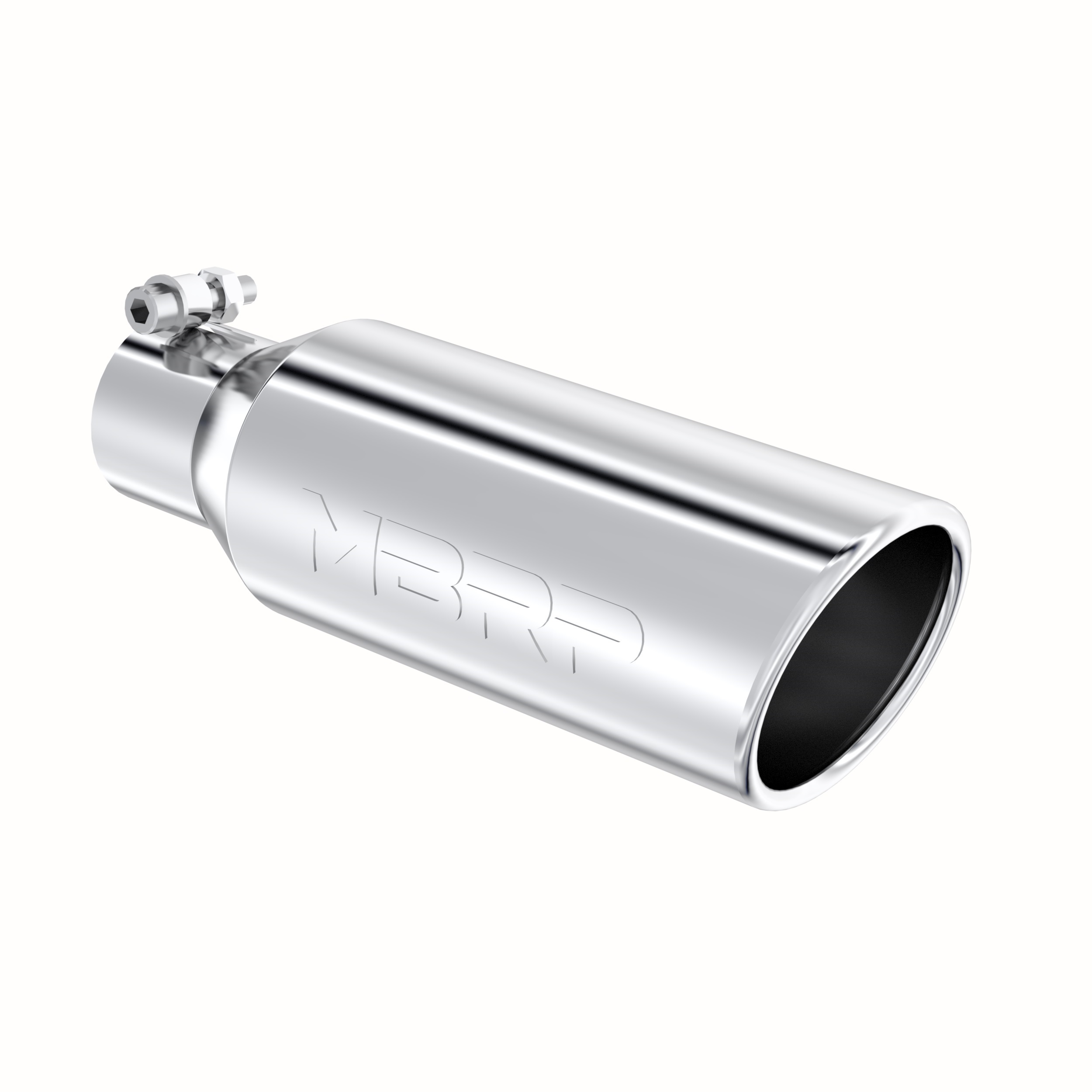 MBRP Exhaust 4in. OD. 2.5in. inlet. 12in. in length. Clampless-no weld T304. T5150