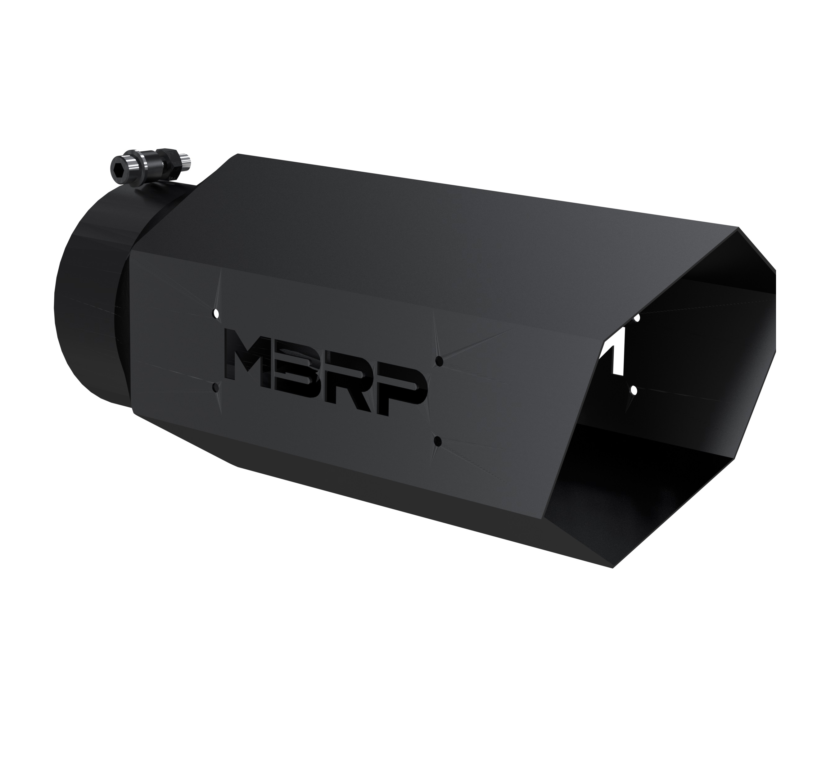MBRP Exhaust MBRP Black Series Universal 5" Hexagon Shaped Tip. T5167BLK