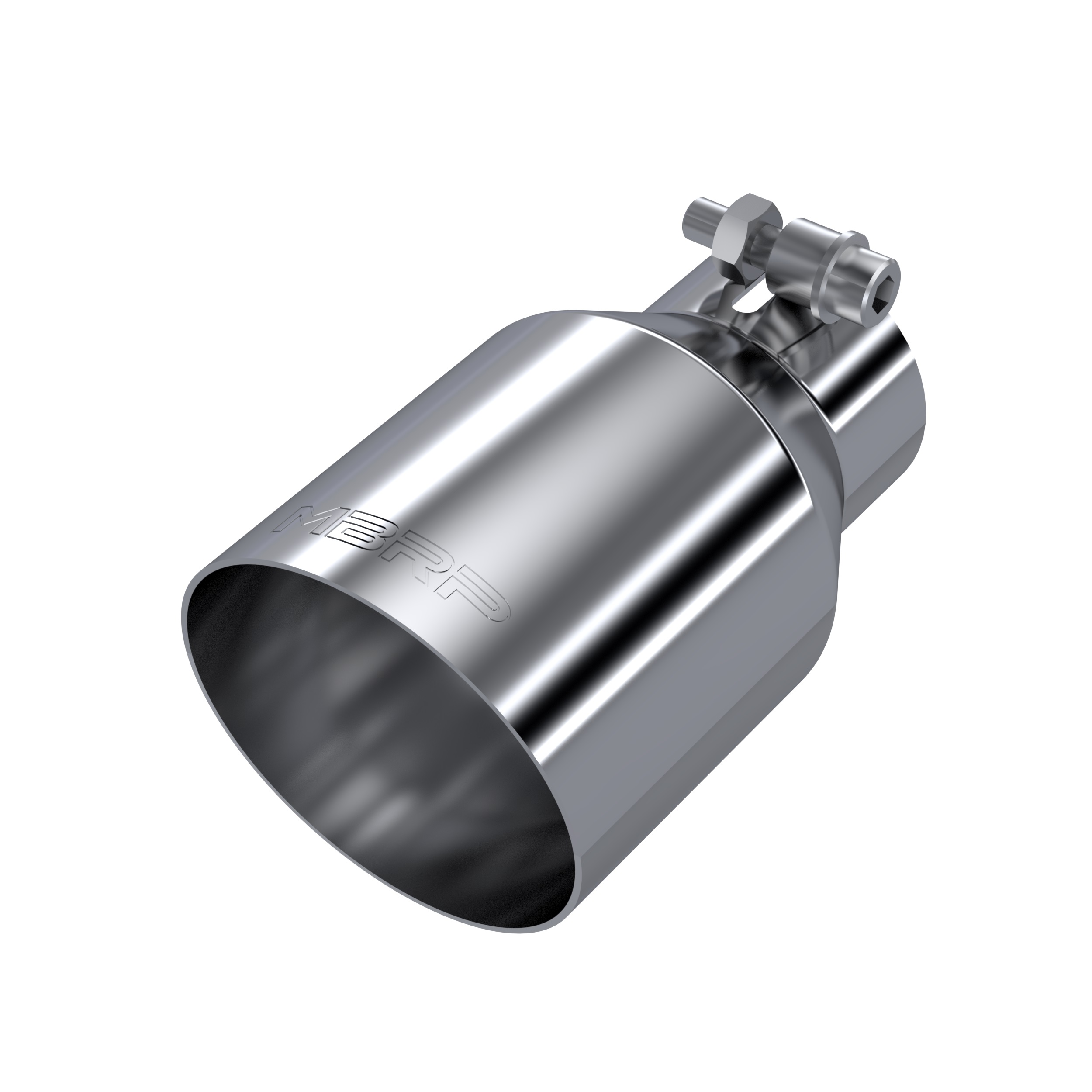 MBRP Exhaust Universal 2.5" Inlet. Single Wall Exhaust Tip. T5176