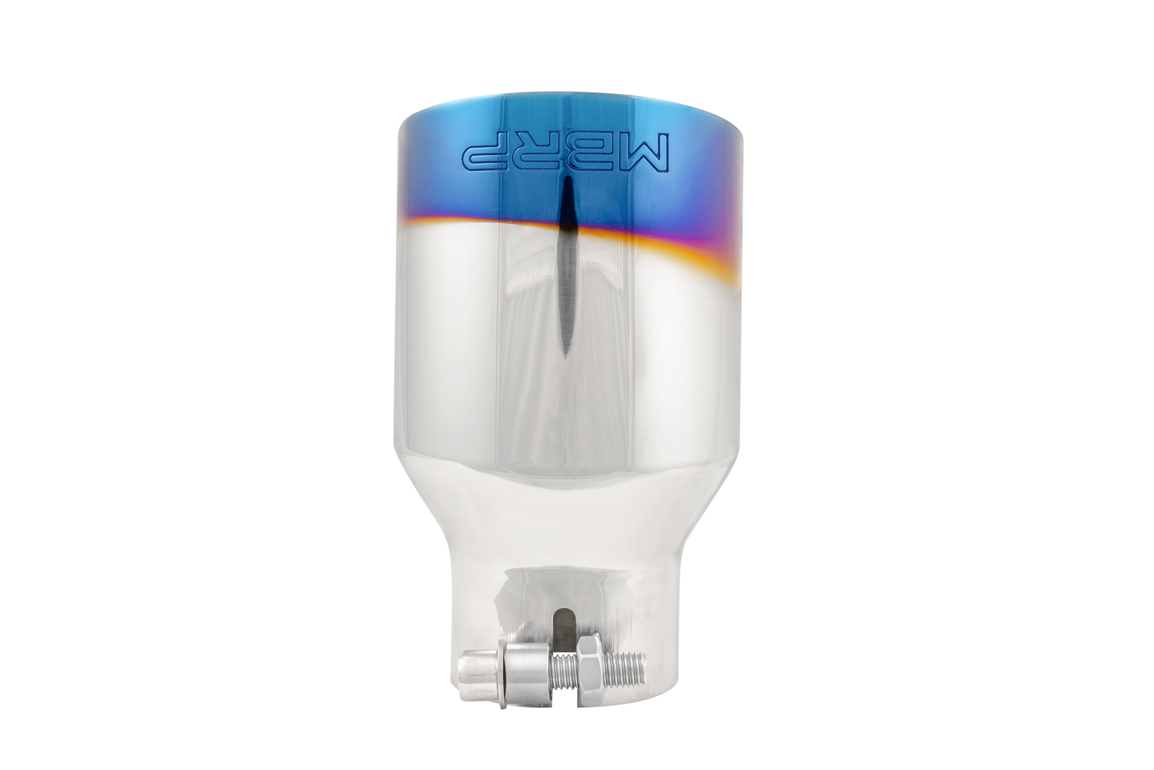 MBRP Exhaust 2.5" Inlet Exhaust Tip. T304 Stainless Steel, Burnt End. T5176BE