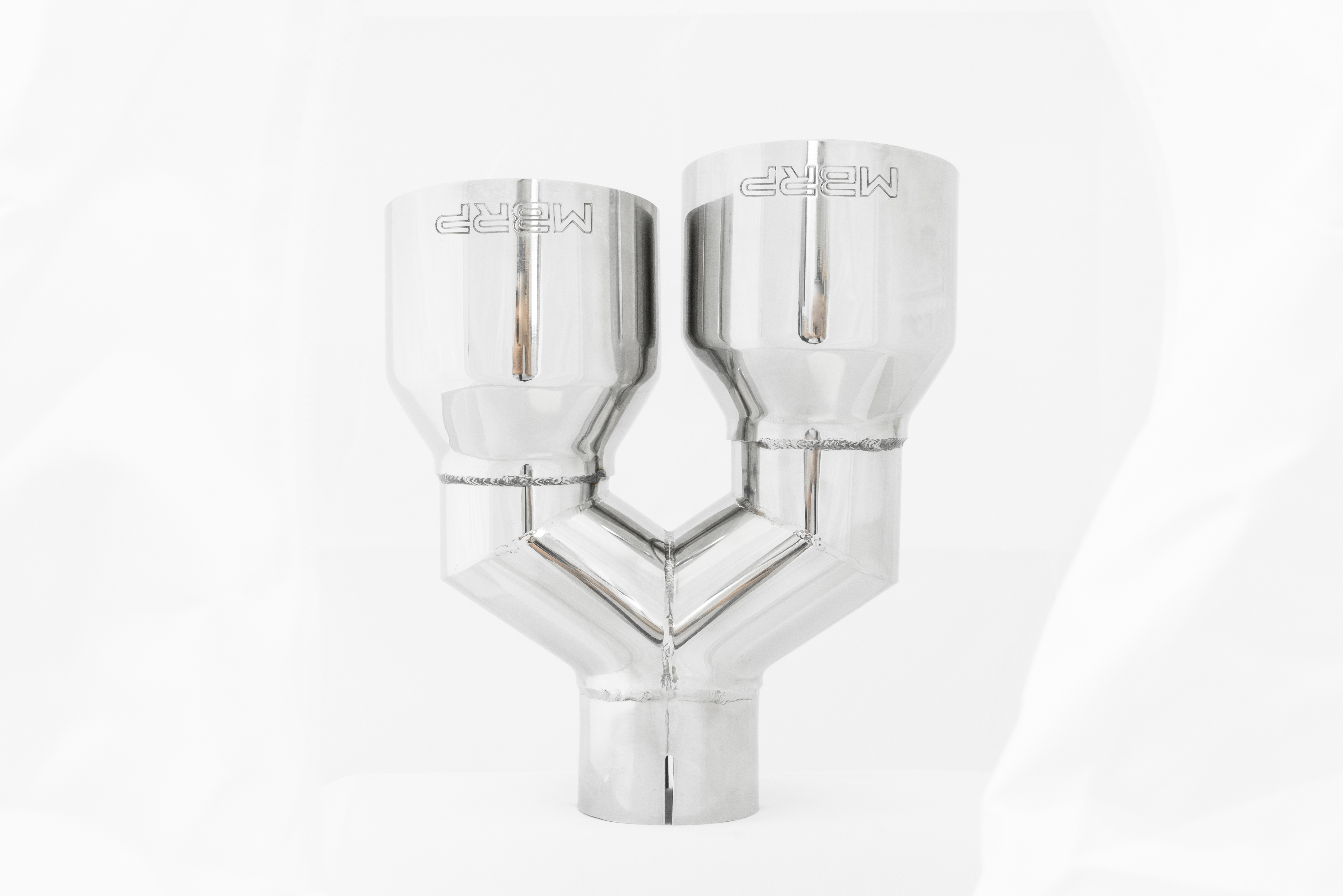 MBRP Exhaust 2.5" Inlet. 4.0" OD Dual Out. T304 Stainless Steel. T5177