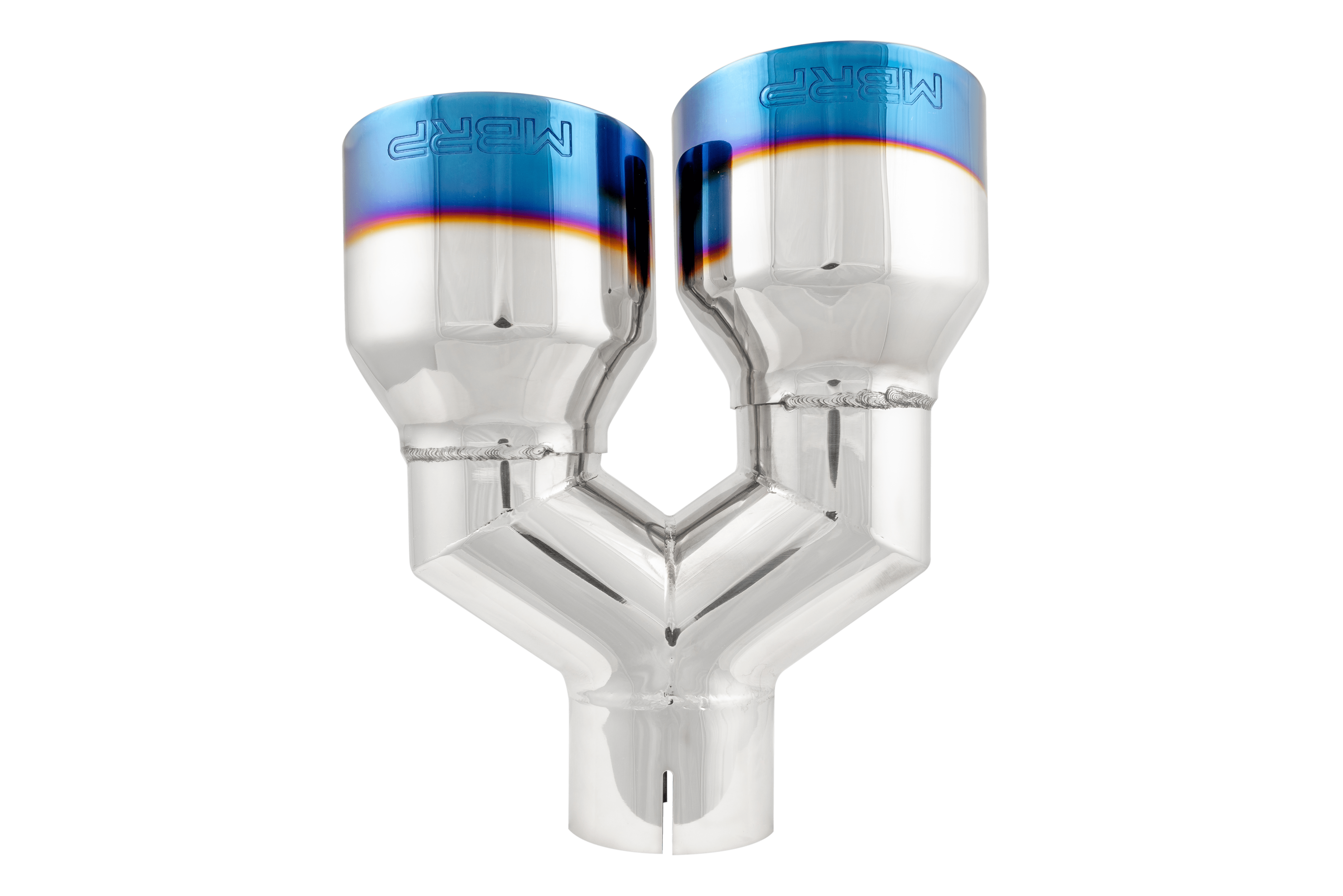 MBRP Exhaust 2.5" Inlet Exhaust Tip. T304 Stainless Steel, Burnt End. T5177BE