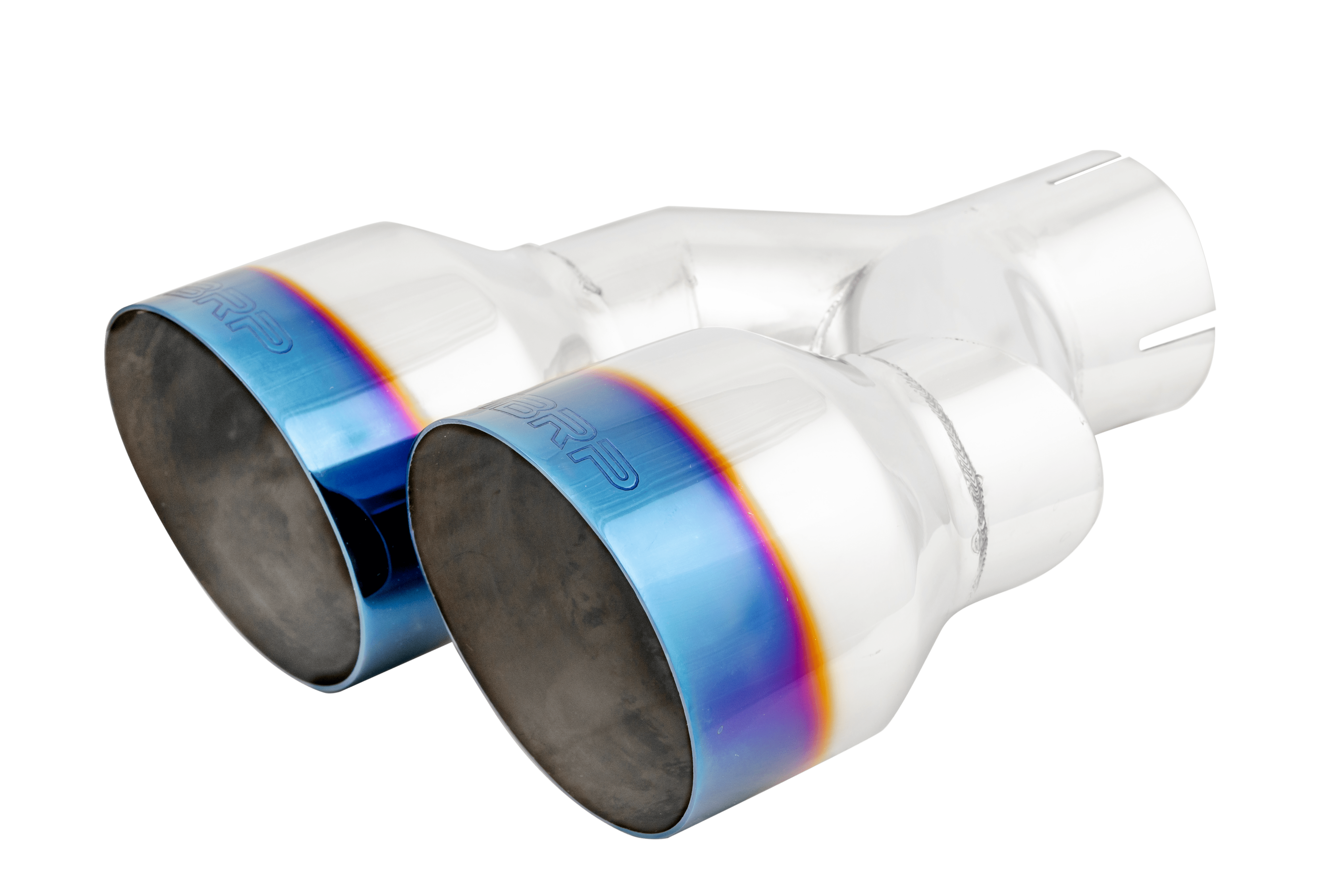 MBRP Exhaust 2.5" Inlet Exhaust Tip. T304 Stainless Steel, Burnt End. T5177BE