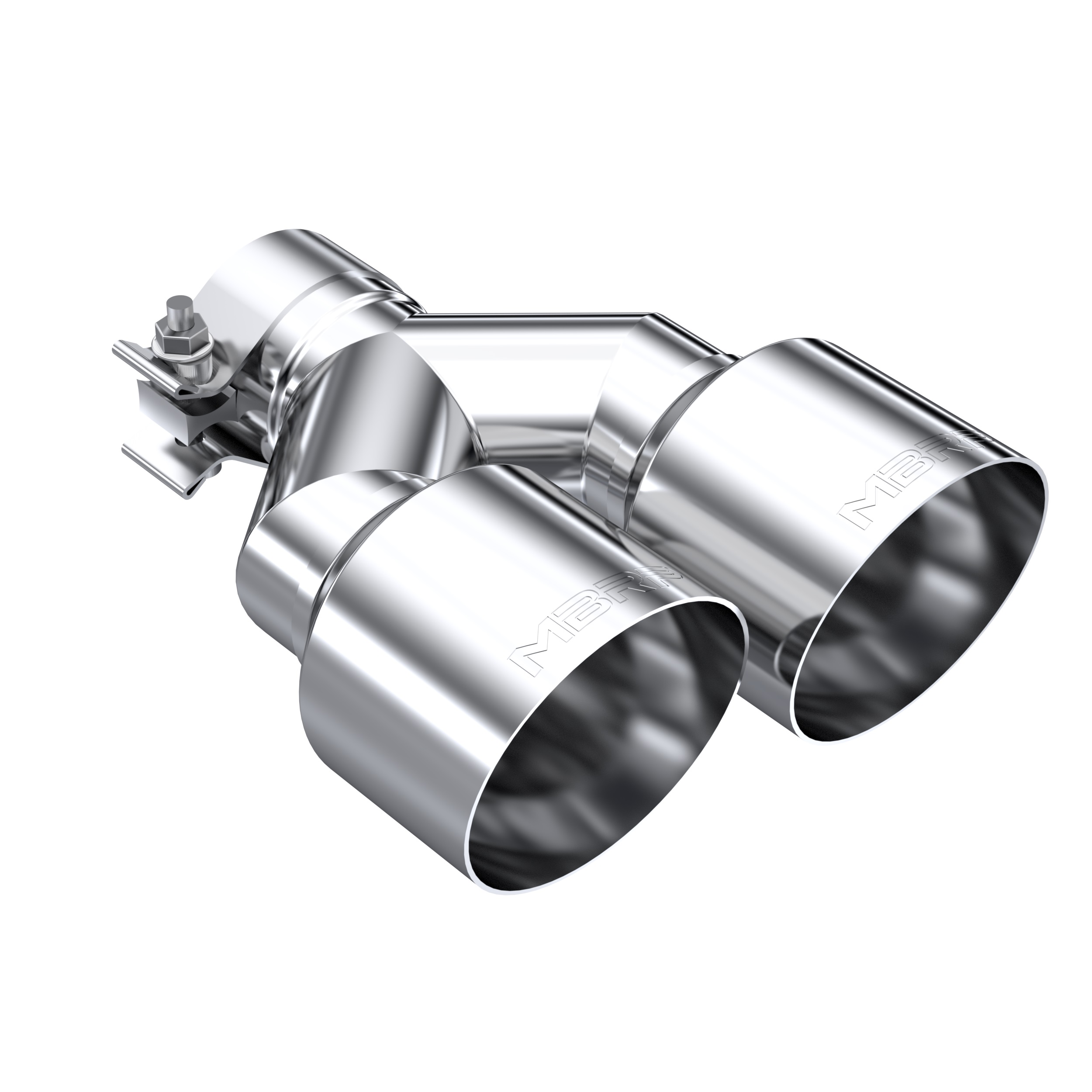 MBRP Exhaust 2.5" Inlet Exhaust Tip. T304 Stainless Steel. T5178
