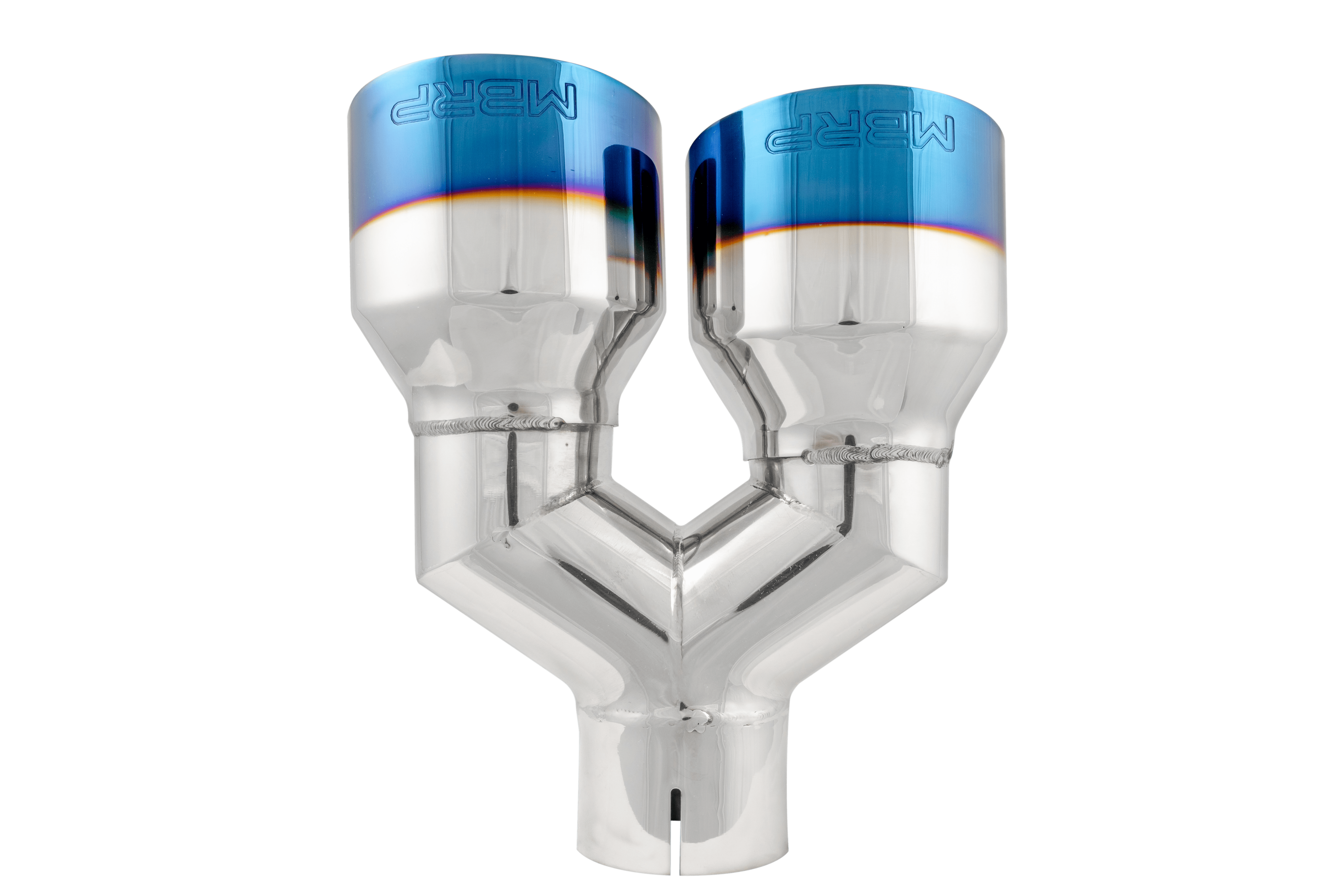 MBRP Exhaust 2.5" Inlet Exhaust Tip. T304 Stainless Steel, Burnt End. T5178BE