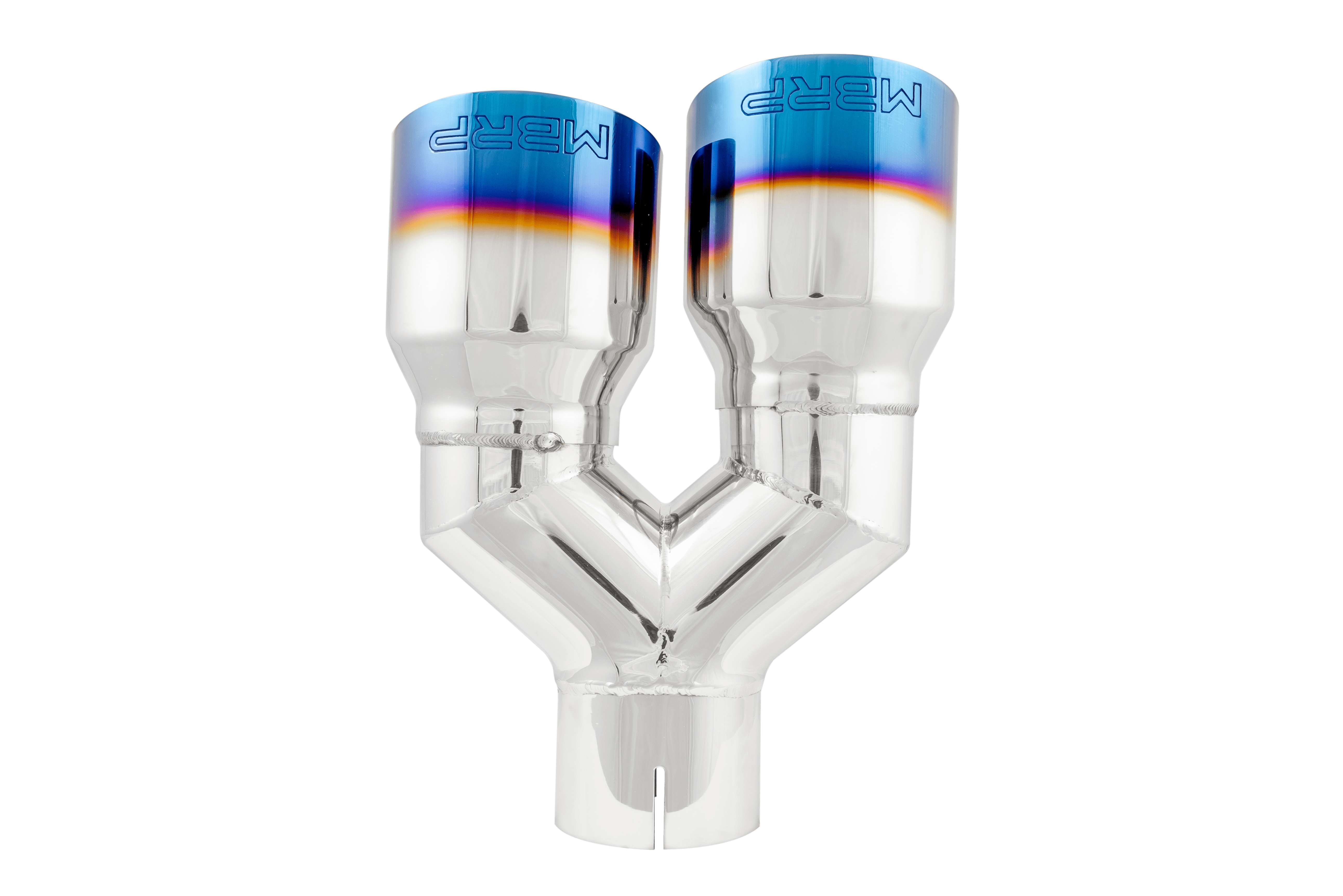 MBRP Exhaust 2.5" Inlet Exhaust Tip. T304 Stainless Steel, Burnt End. T5170BE