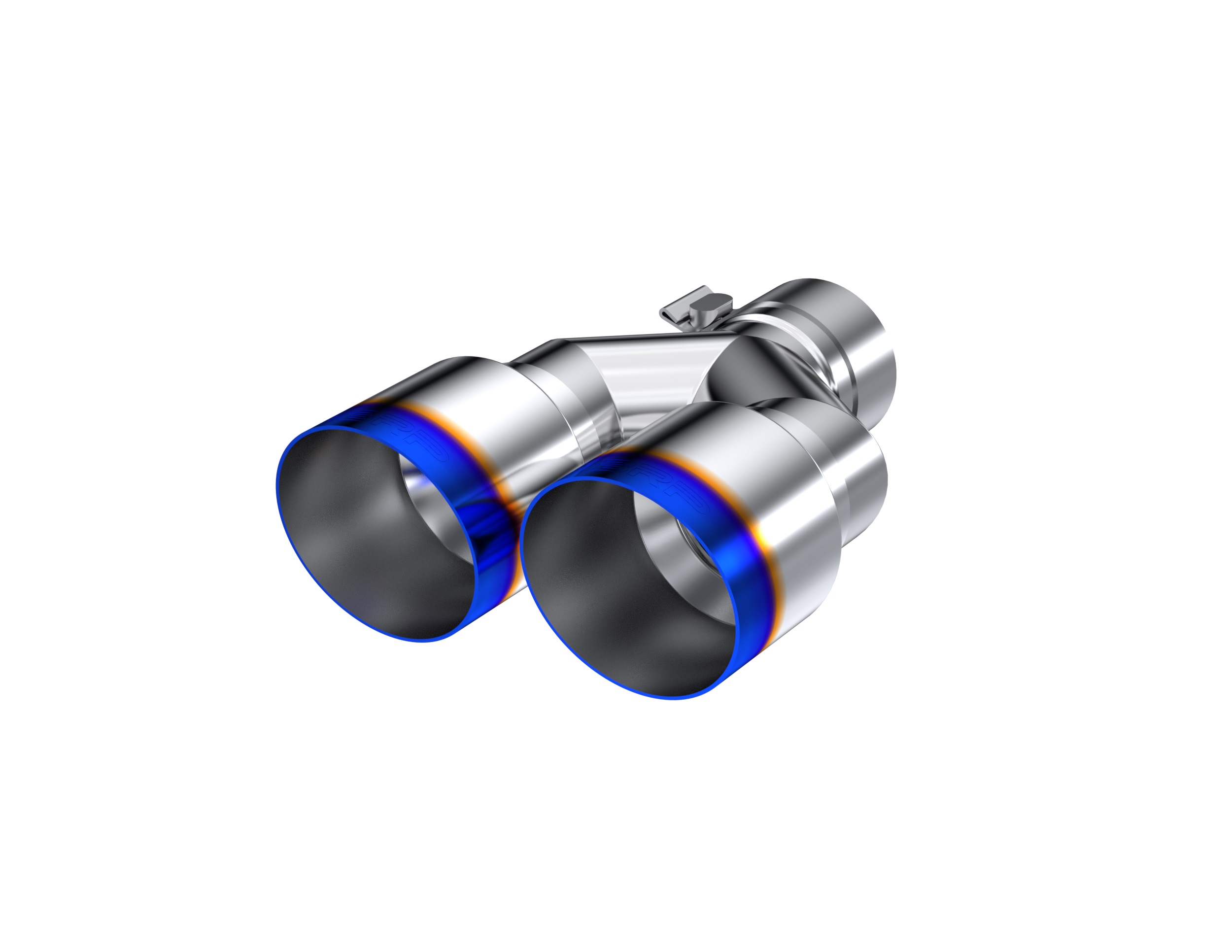 MBRP Exhaust 2.5" Inlet Exhaust Tip. T304 Stainless Steel, Burnt End. T5170BE