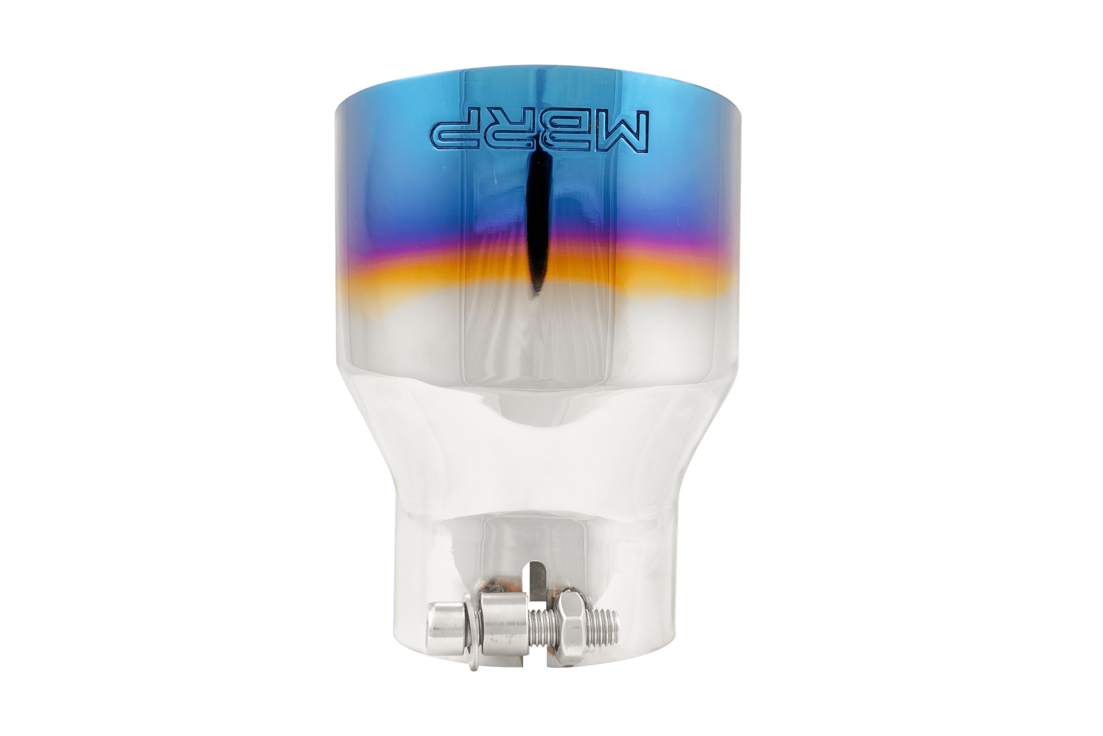 MBRP Exhaust 3" Inlet Exhaust Tip. T304 Stainless Steel, Burnt End T5180BE