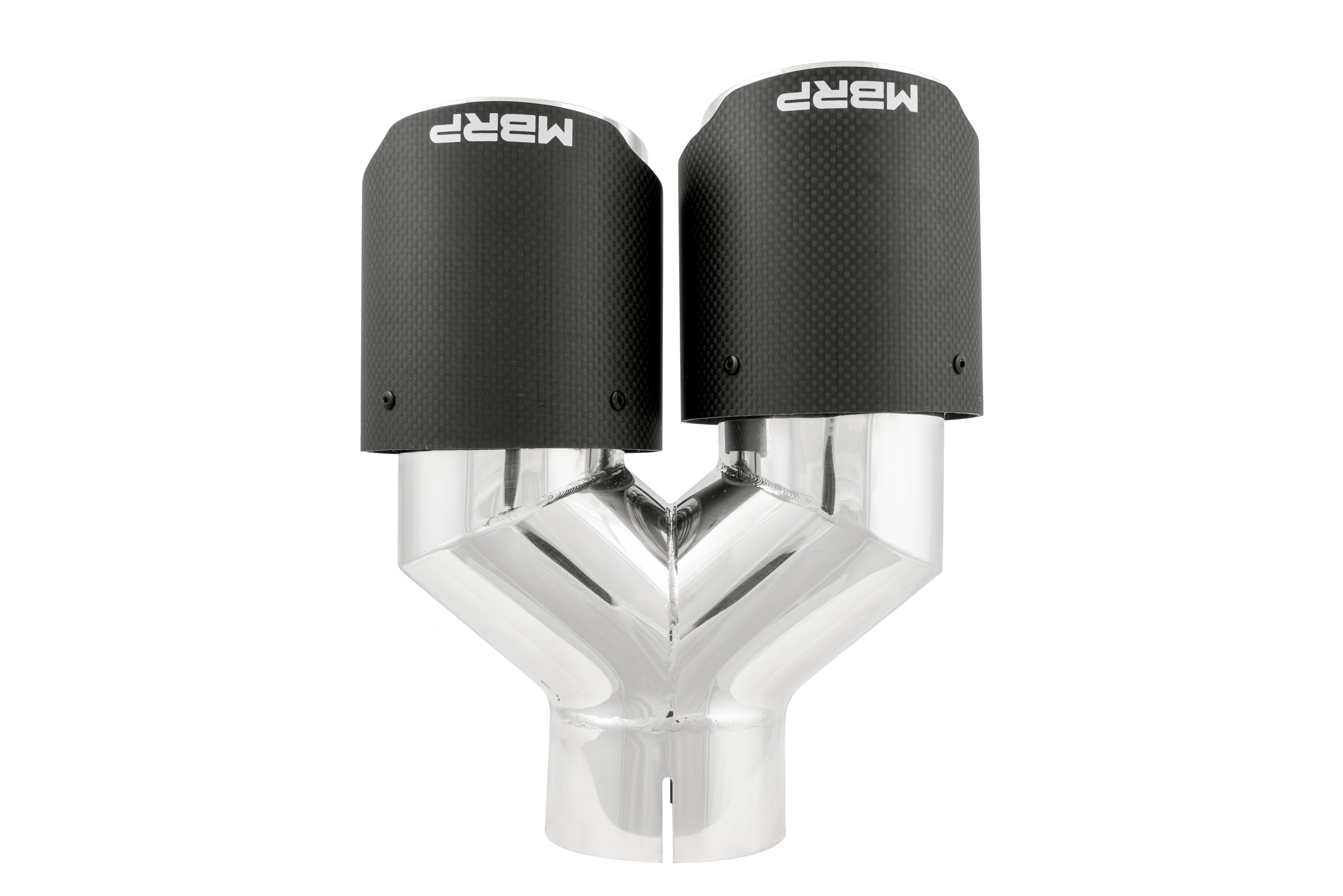 MBRP Exhaust Tip. 4in. O.D Out. 3in. ID. Dual Wall. CF T304 T5182CF