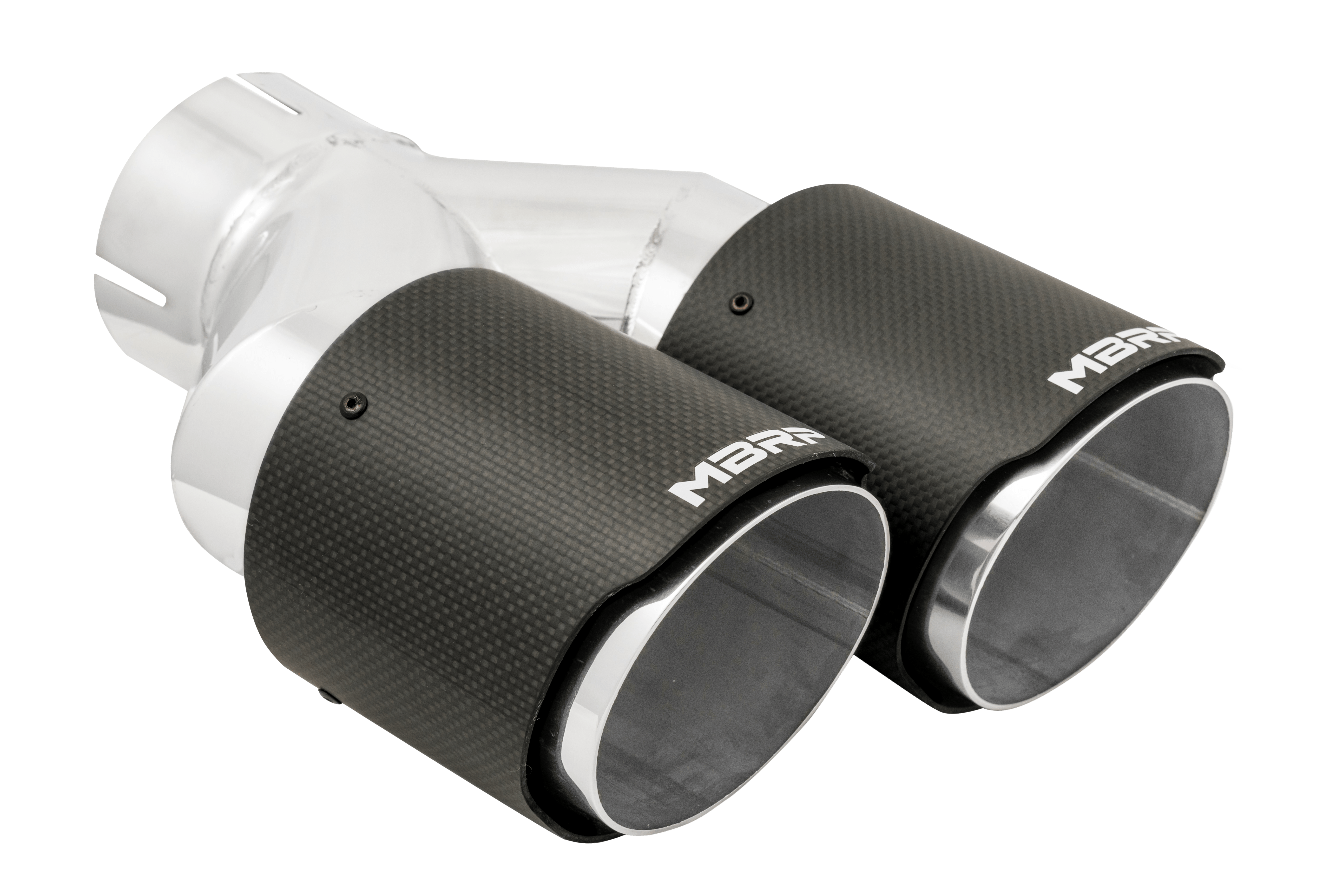 MBRP Exhaust Tip. 4in. O.D Out. 3in. ID. Dual Wall. CF T304 T5183CF